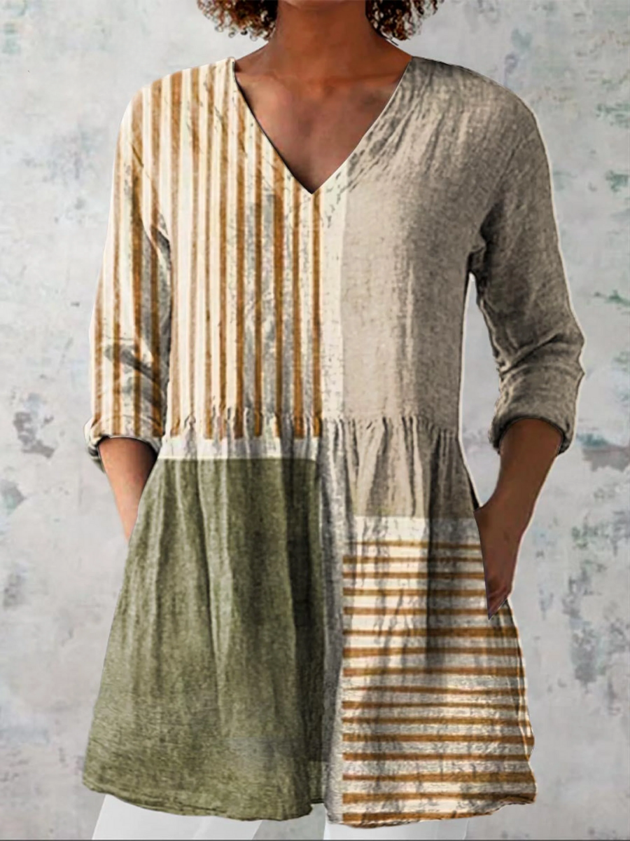 Maeve | Oversized Blouse with Vibrant Design