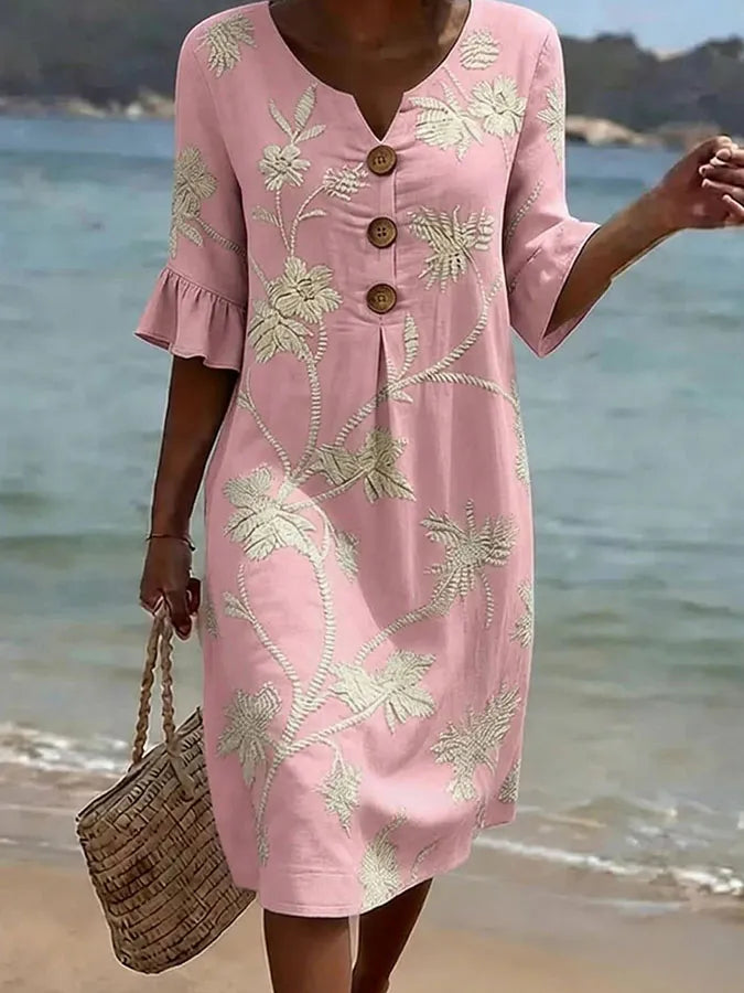 Yolanda | Floral Design Dress