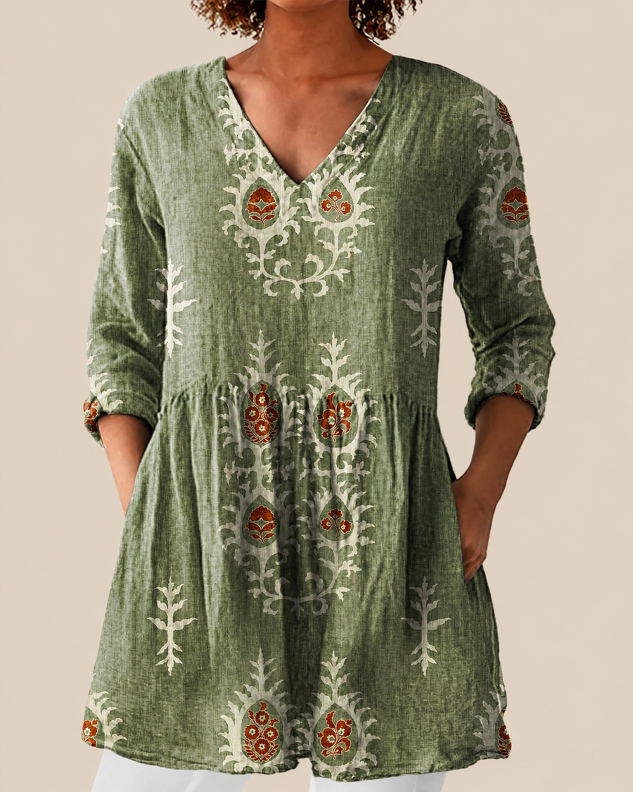 Blair | Loose Blouse with Vibrant Design