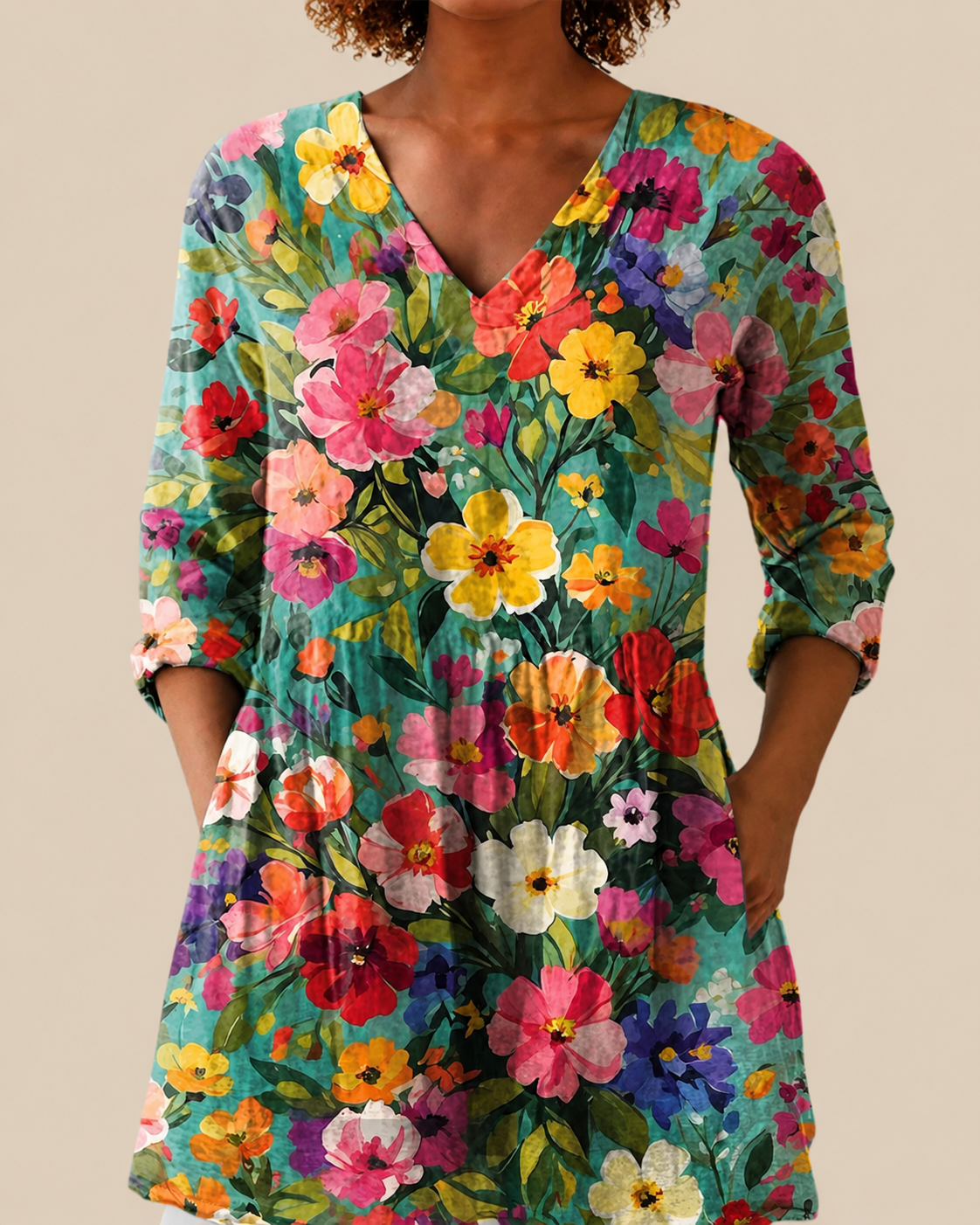 Keira | Wide Blouse with Striking Design