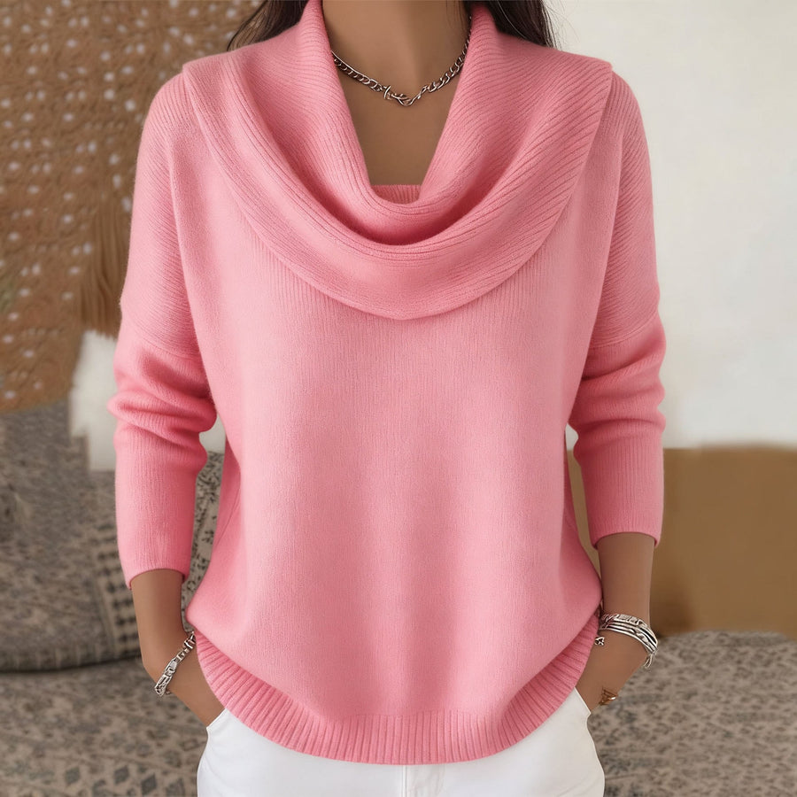Gioia | Jersey con Cuello Drapeado