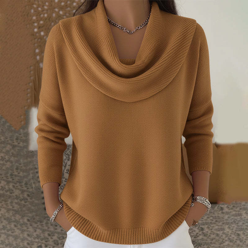 Gioia | Jersey con Cuello Drapeado