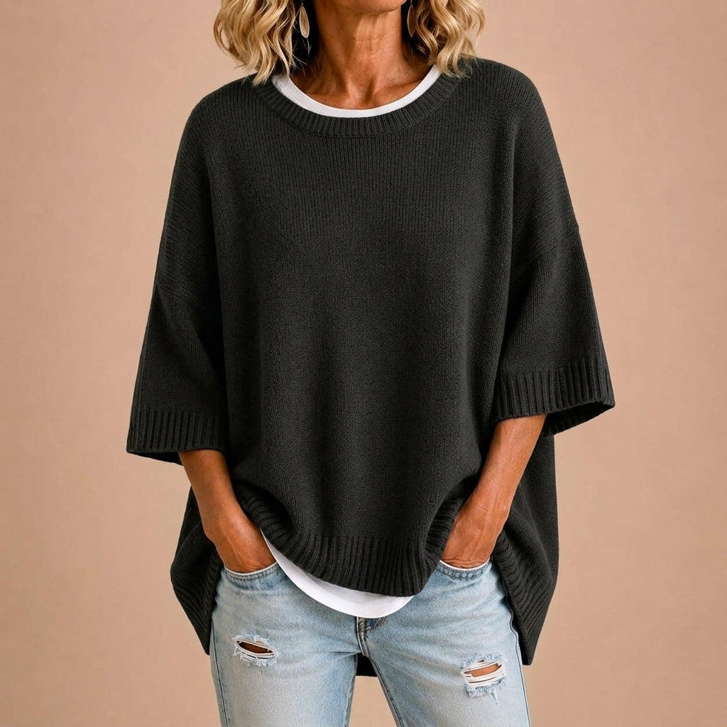 Stefania | Poncho de Punto