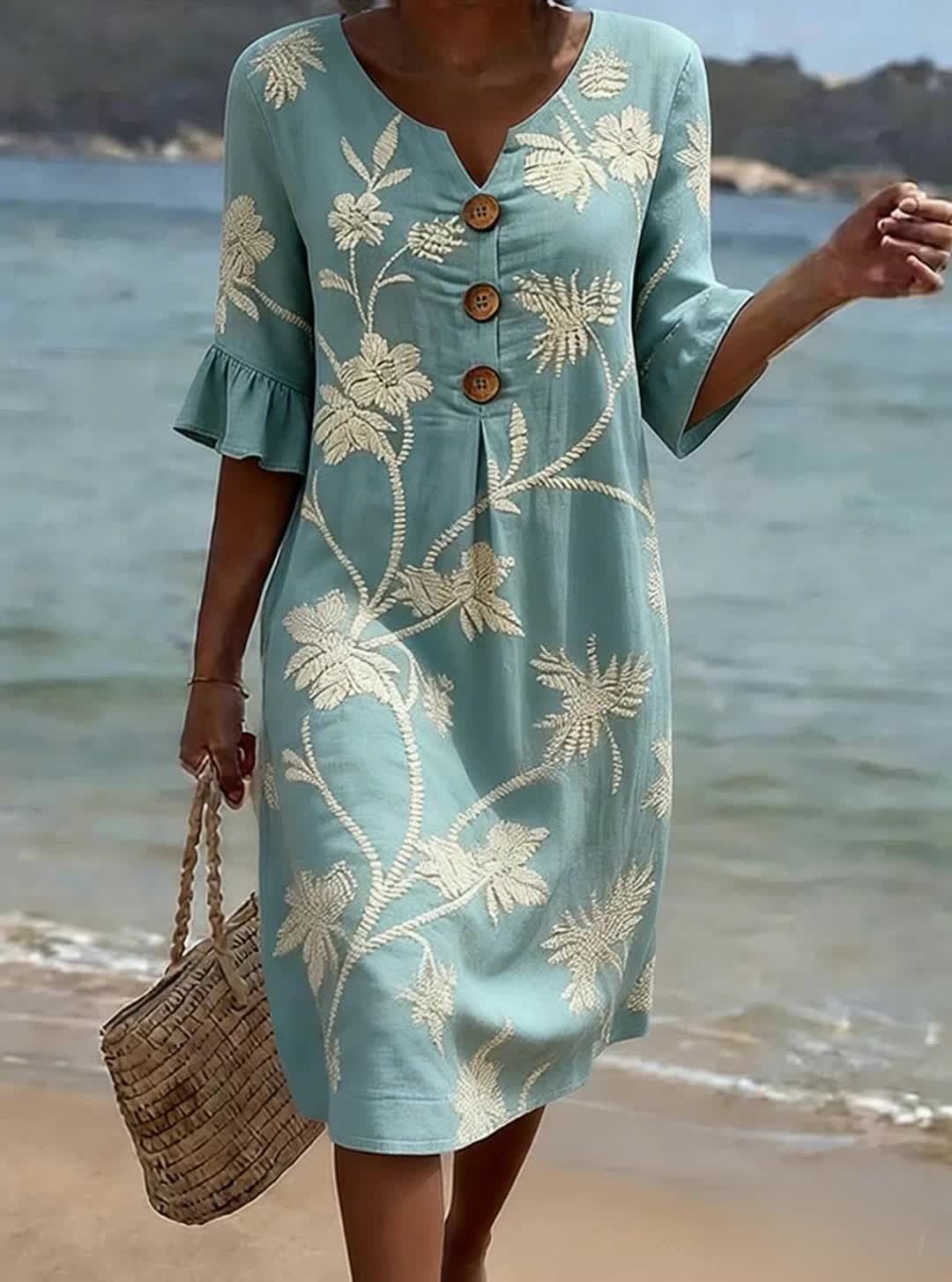April | Floral dress