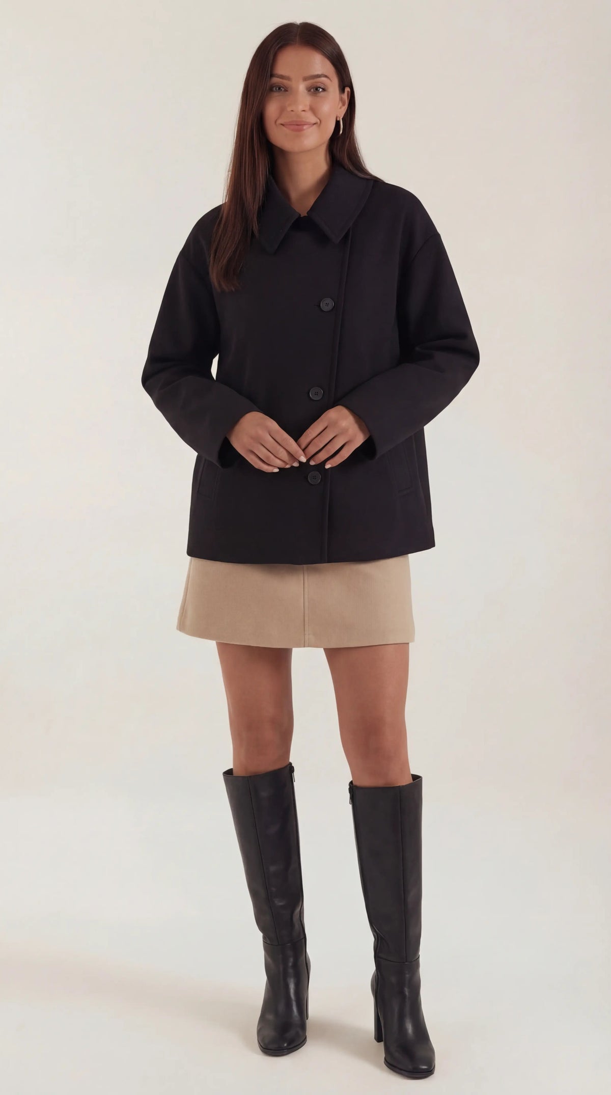 Amanda Oversized Asymmetrical Coat