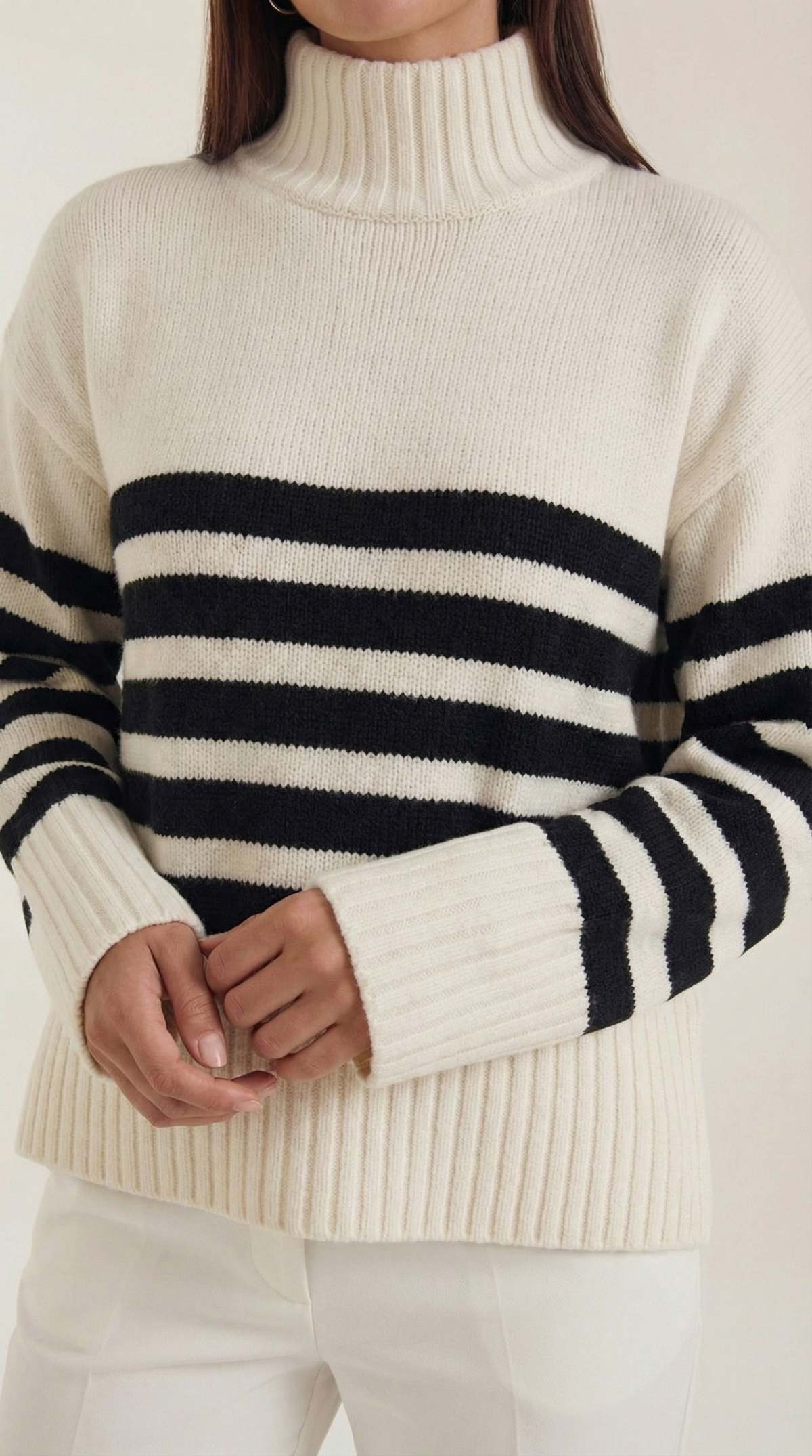 Oversized Striped Sweater
