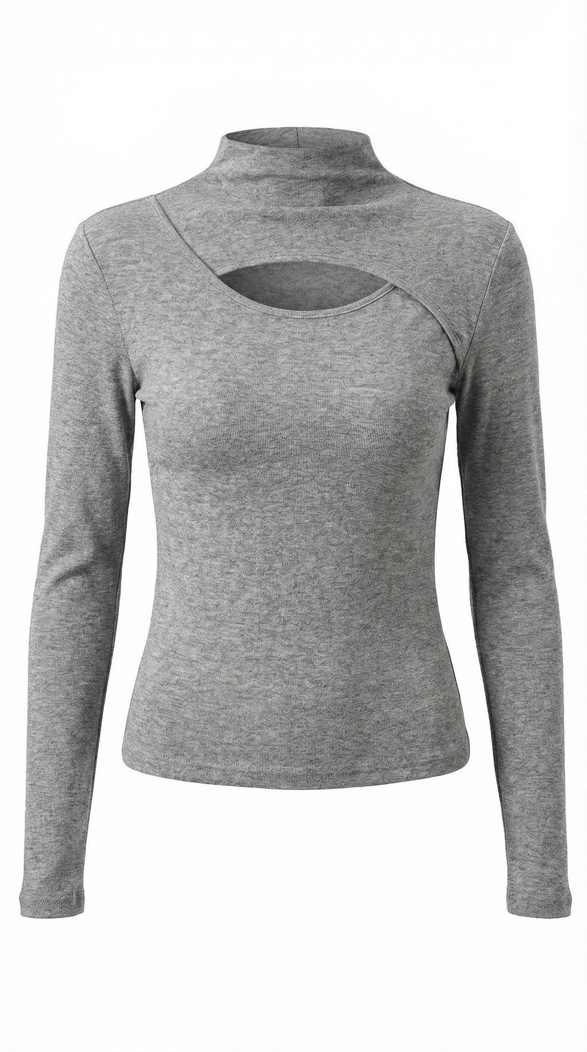 Barbara Chic Long Sleeve Corte Cutout Top