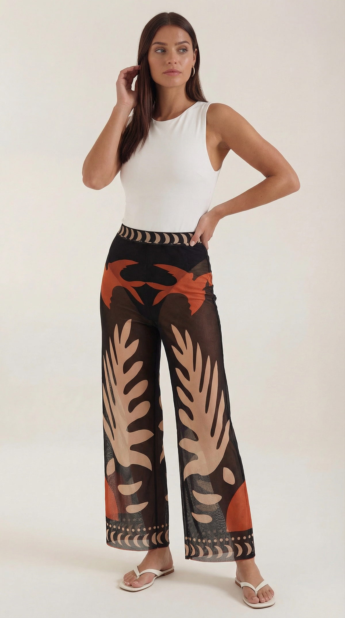 Beth Boho Transparent Trousers