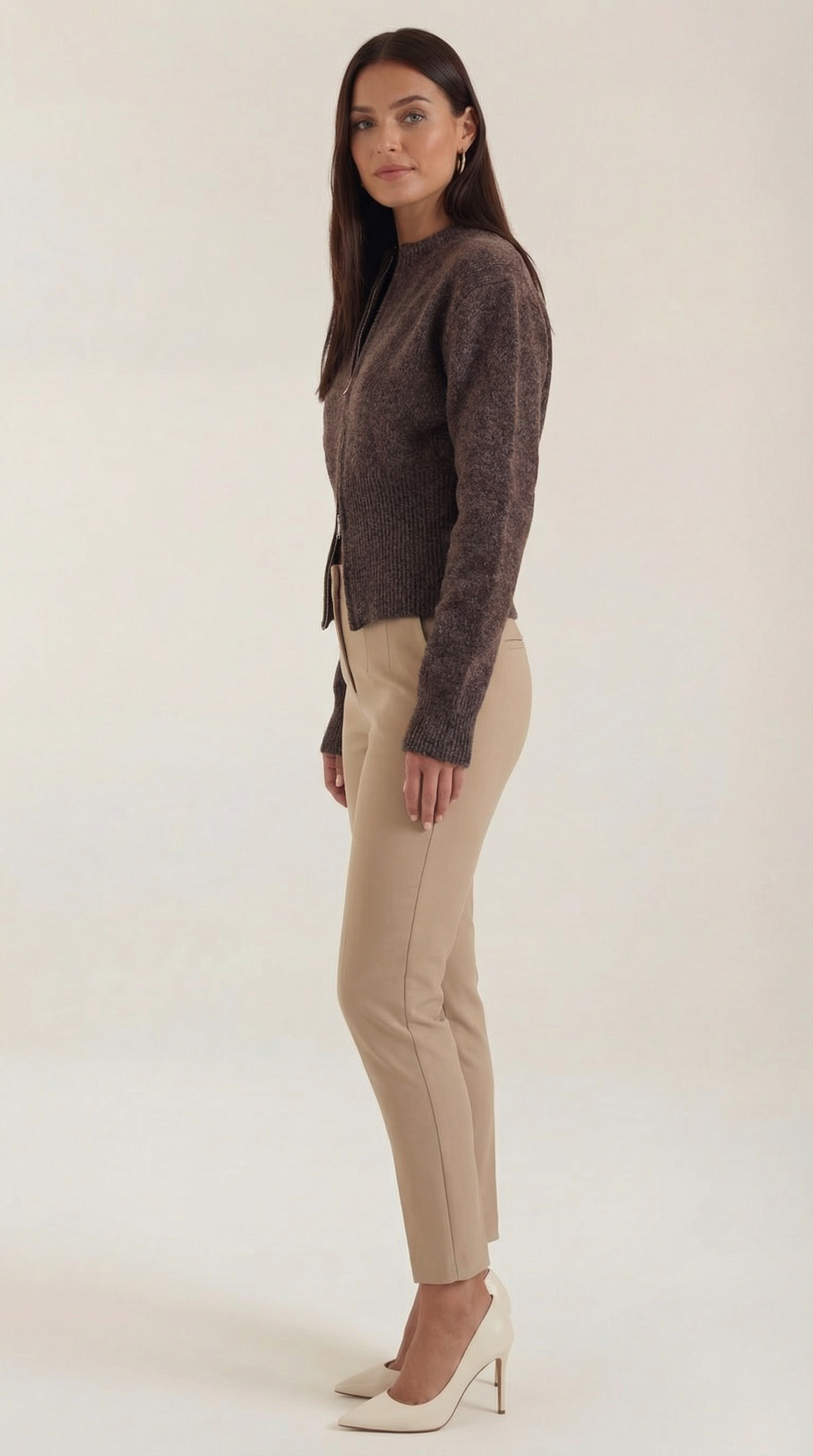 Beverly Half-Zip Knit Sweater