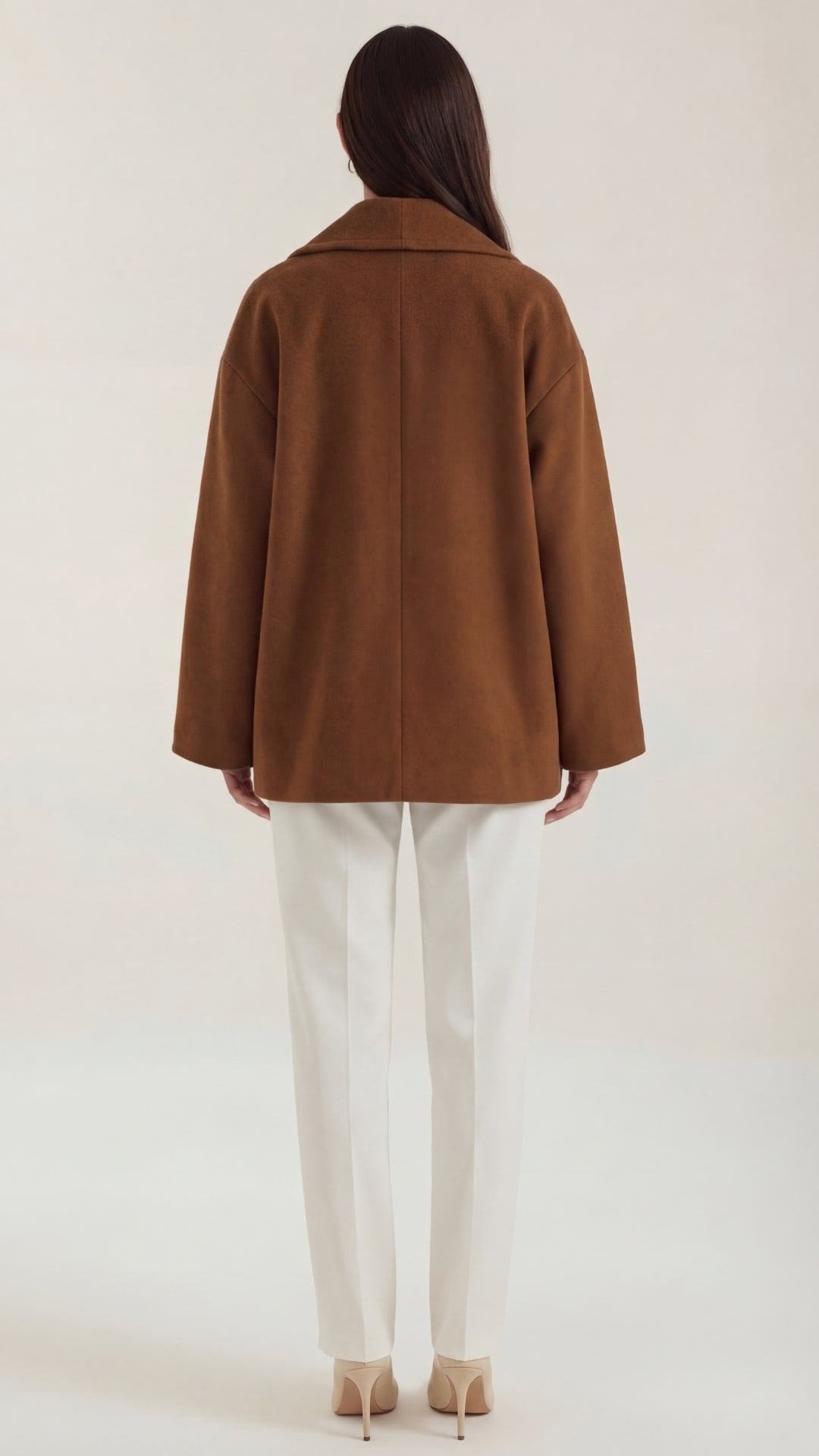 Carolyn's oversized jacket
