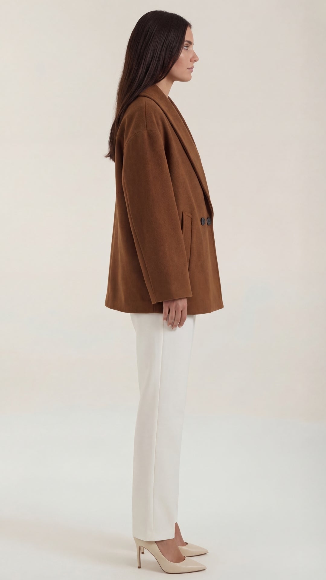 Carolyn's oversized jacket