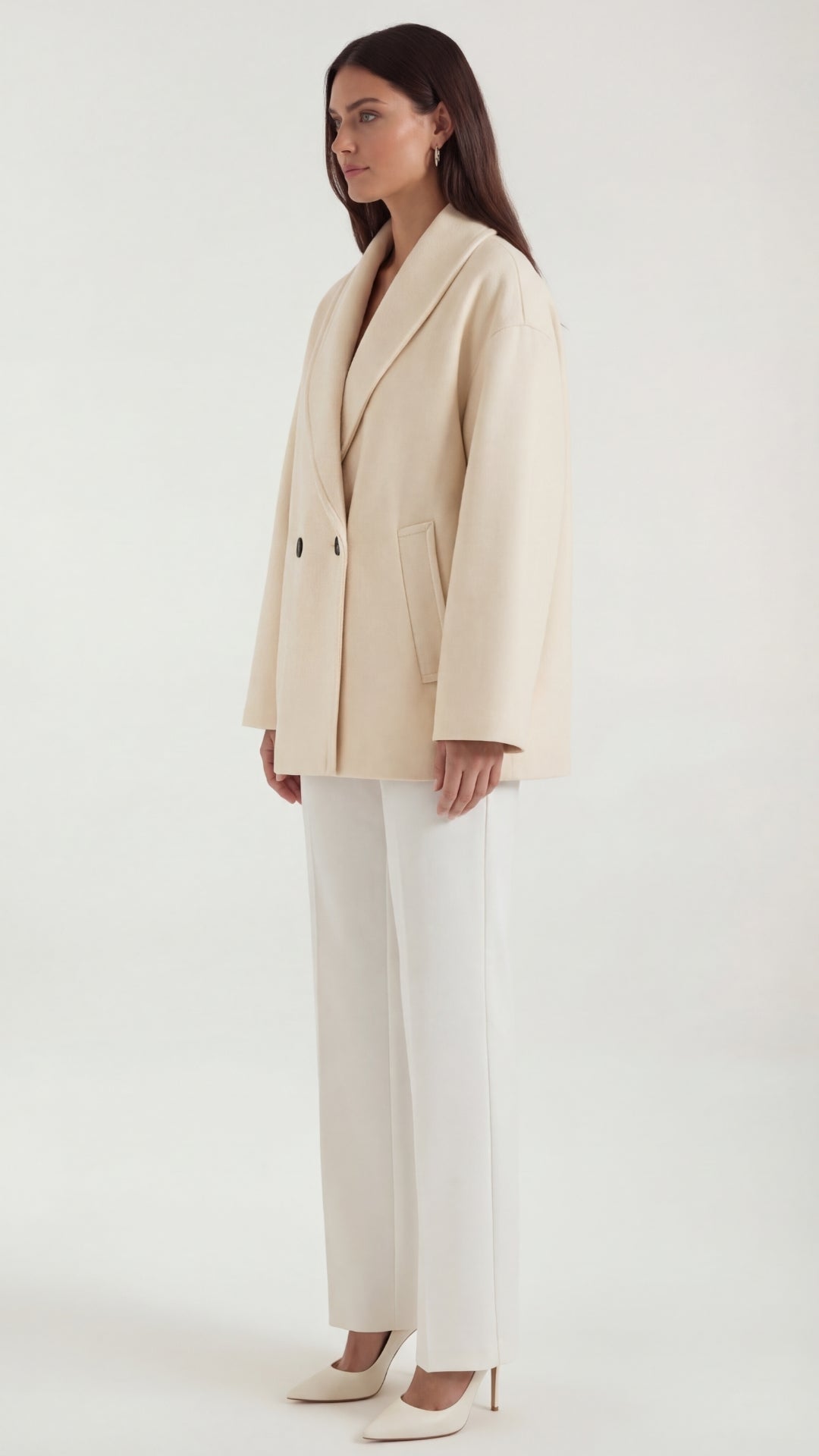Carolyn's oversized jacket