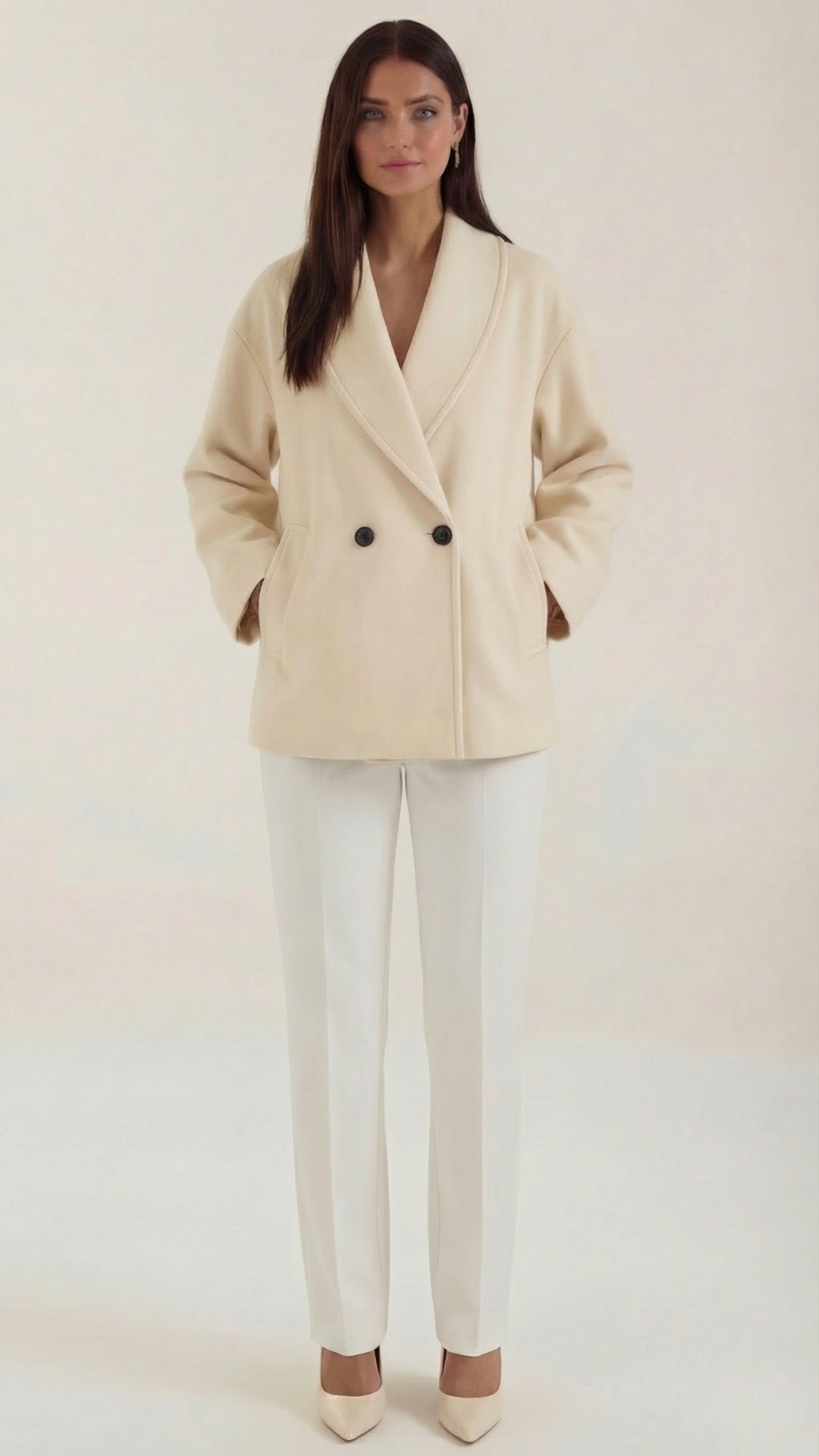 Carolyn's oversized jacket