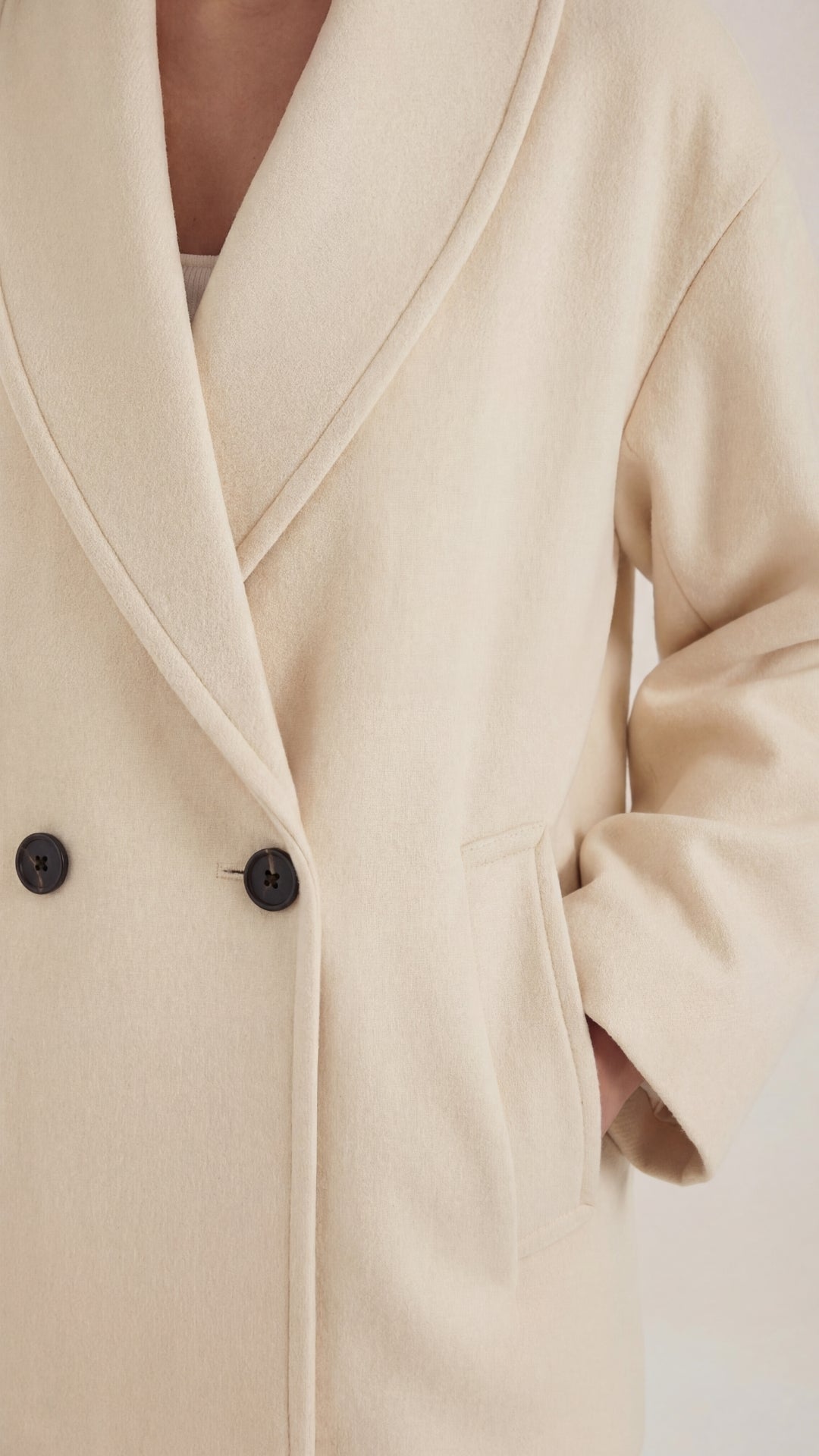 Carolyn's oversized jacket