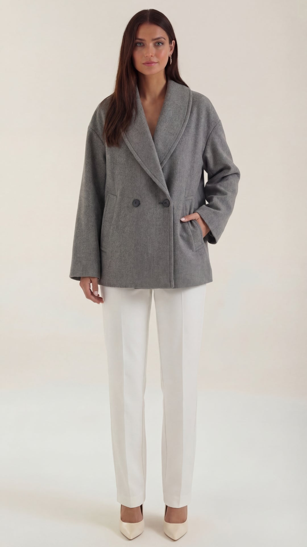 Carolyn's oversized jacket