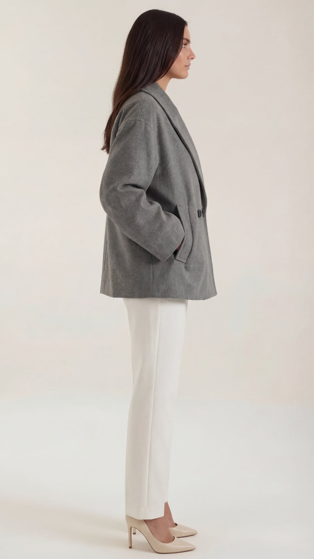 Carolyn's oversized jacket