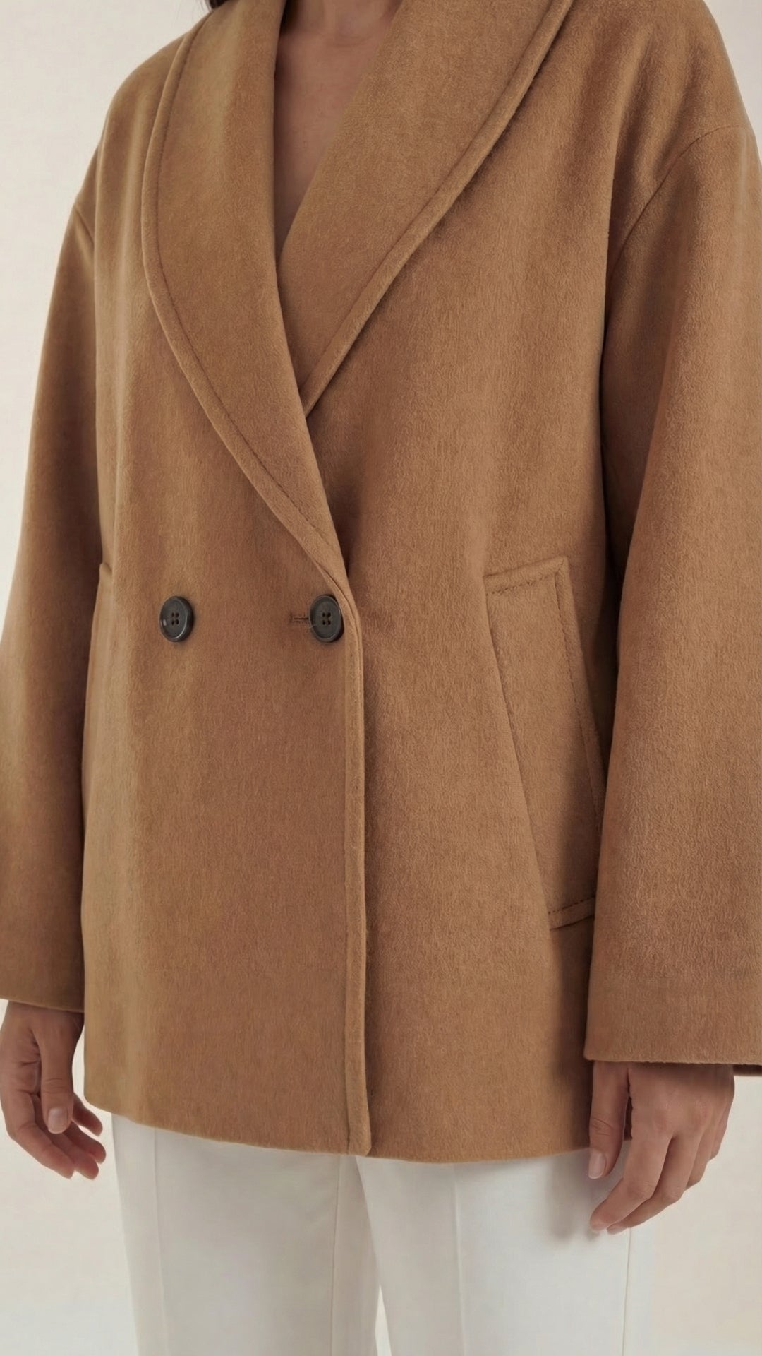 Carolyn's oversized jacket