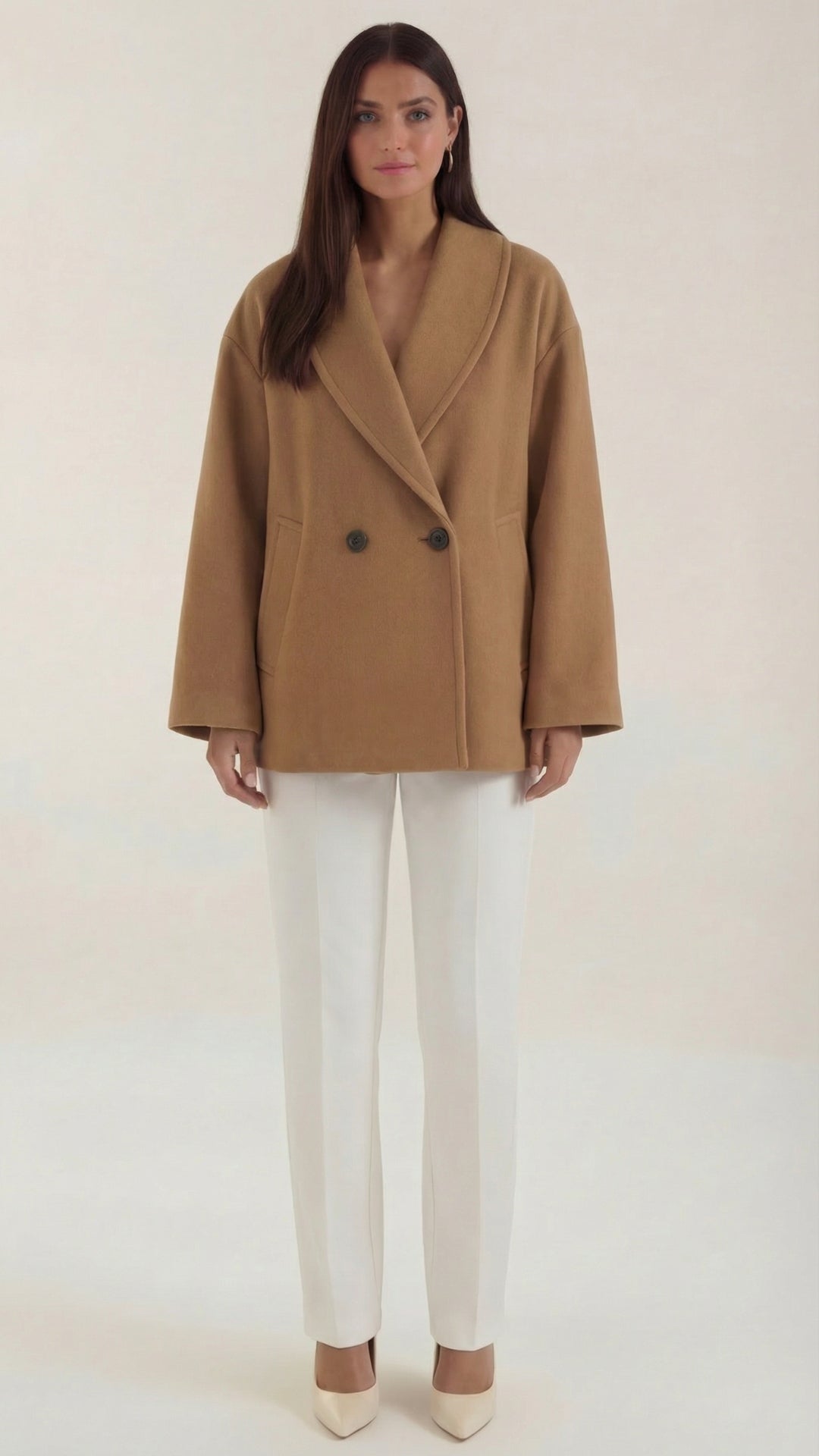 Carolyn's oversized jacket