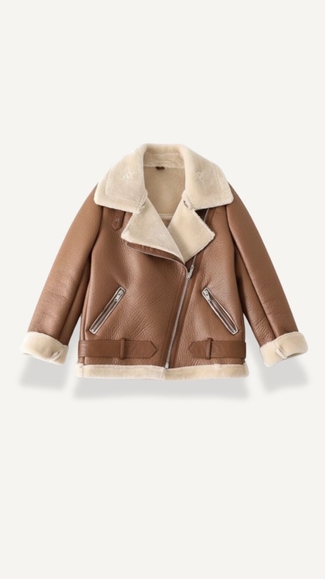 Christine fleece belted jacket