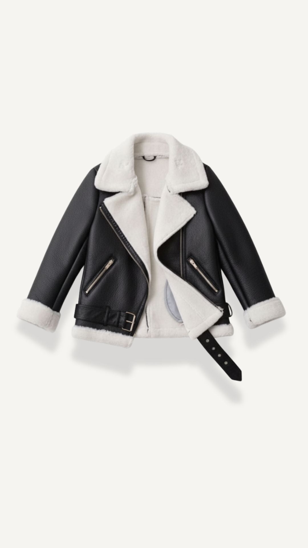 Christine fleece belted jacket
