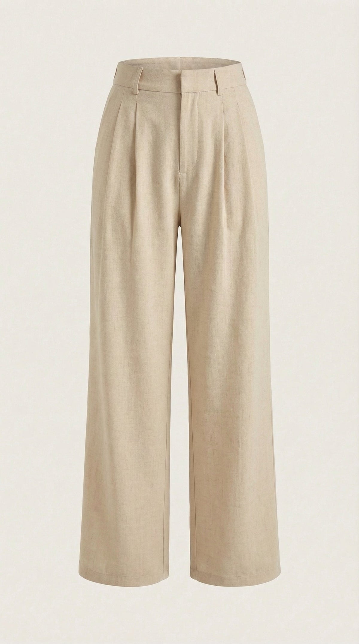 Courtney High-Waisted Pleated Trousers