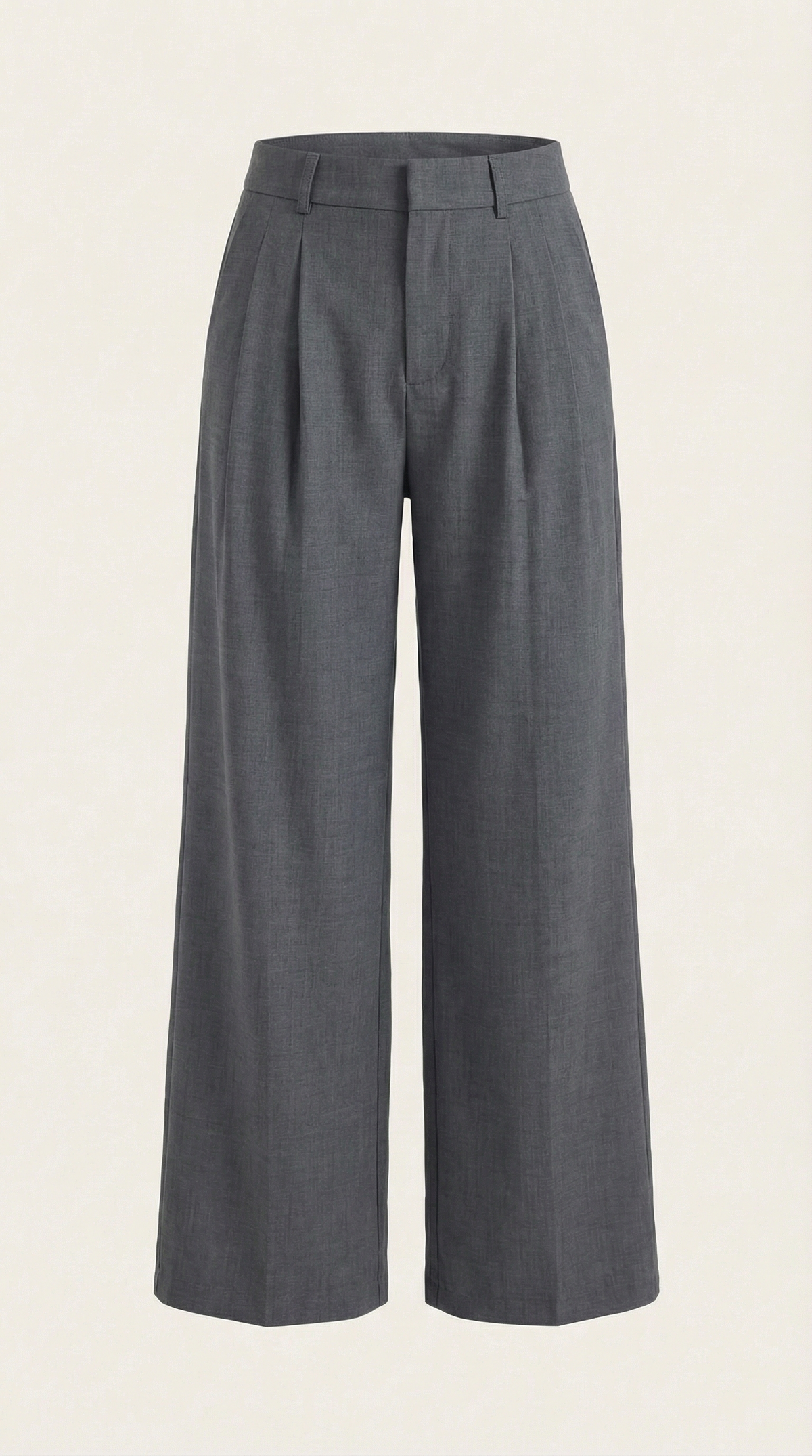 Courtney High-Waisted Pleated Trousers