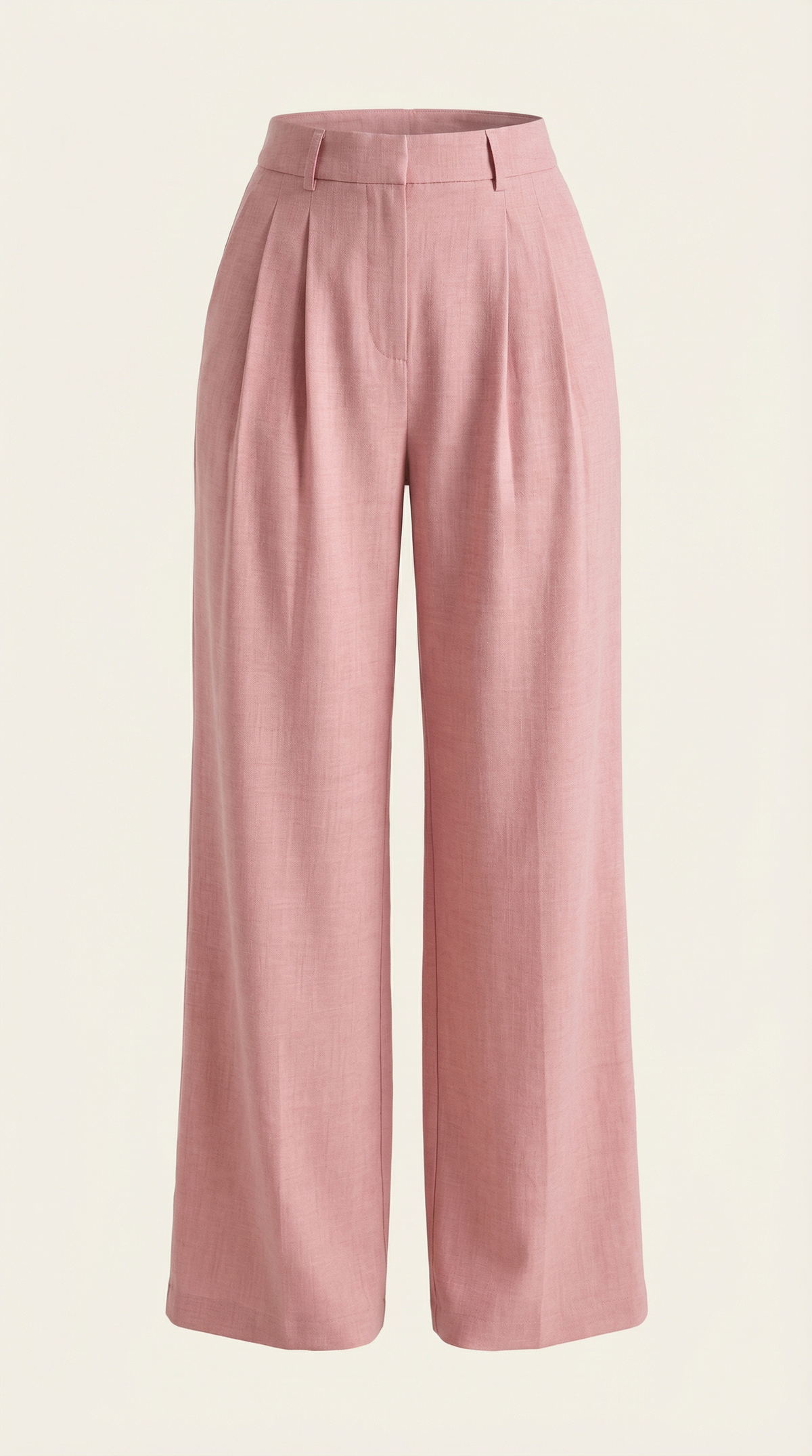 Courtney High-Waisted Pleated Trousers