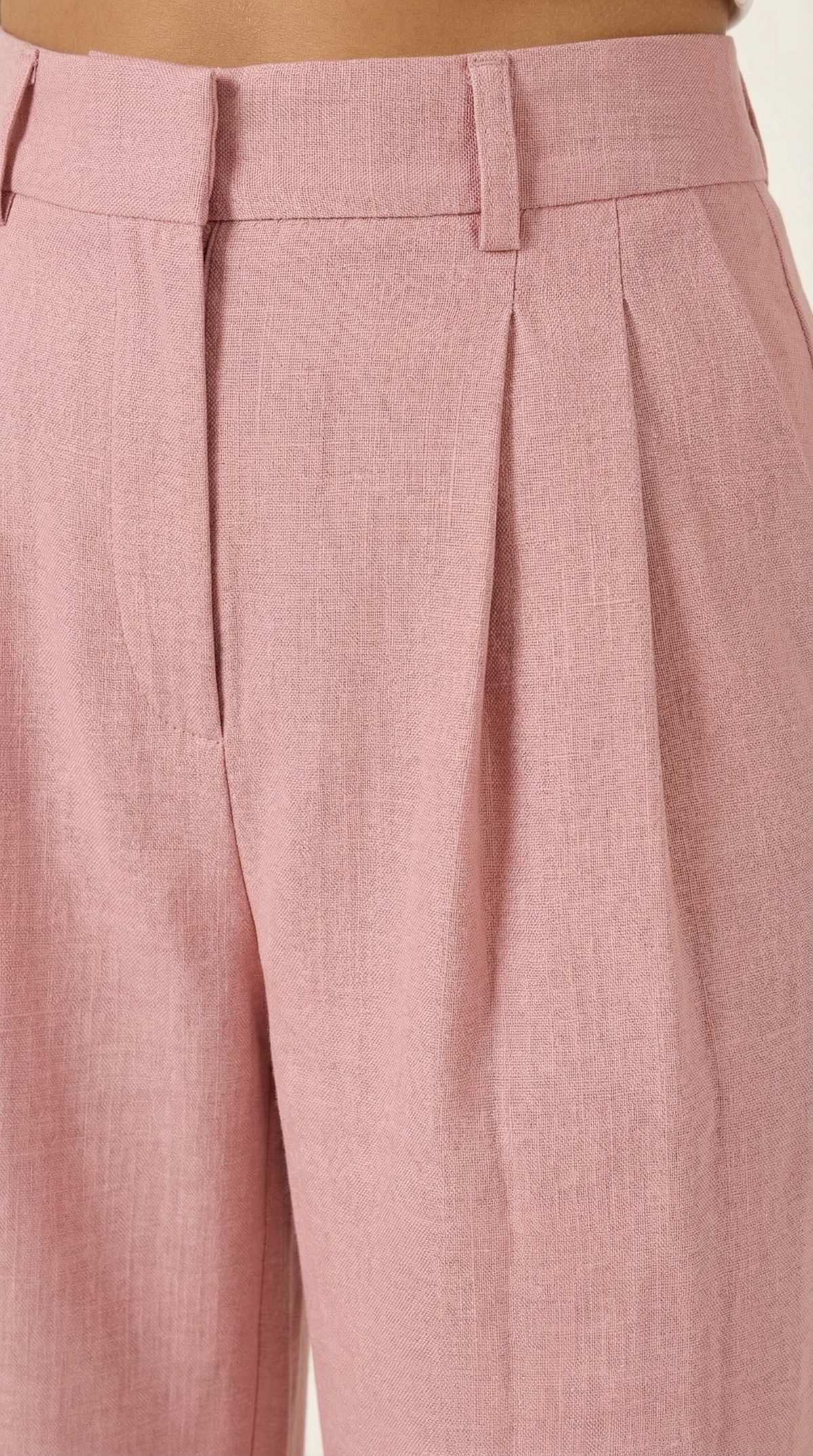 Courtney High-Waisted Pleated Trousers