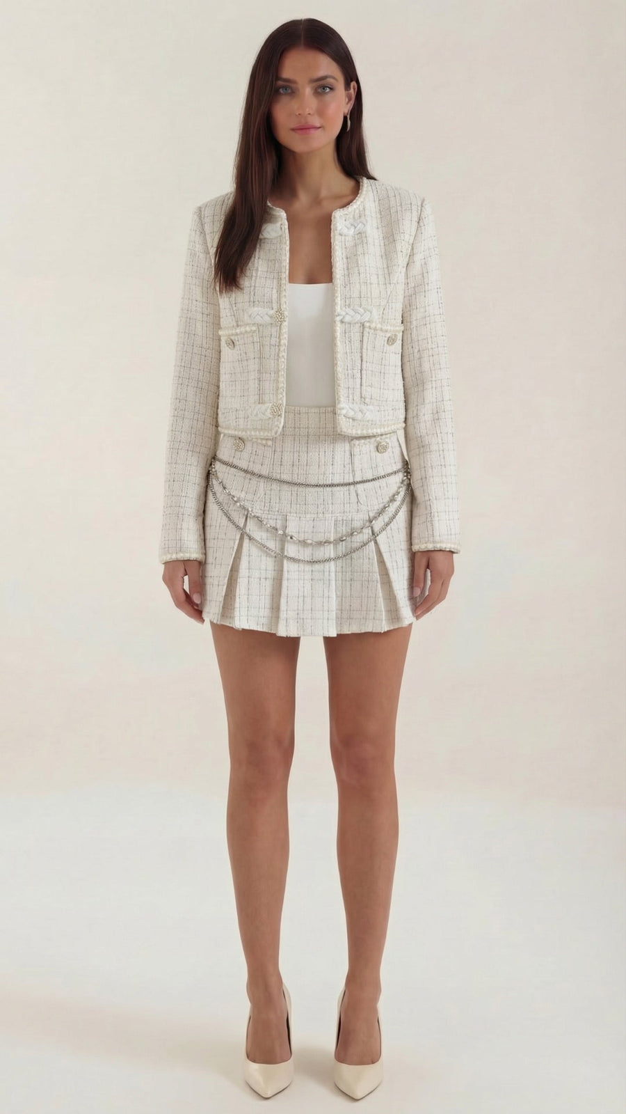 Doris Tweed Skirt Set