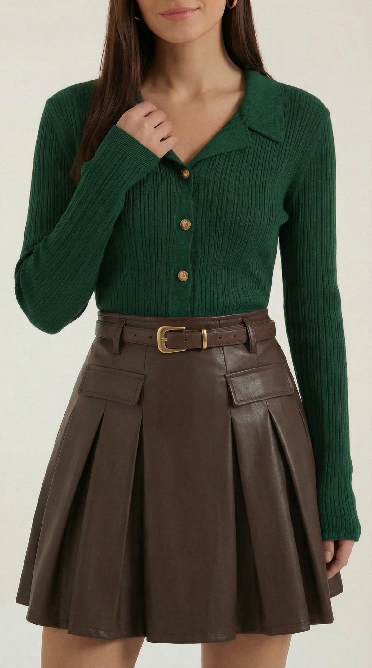 Elaine Rib-Knit Sweater