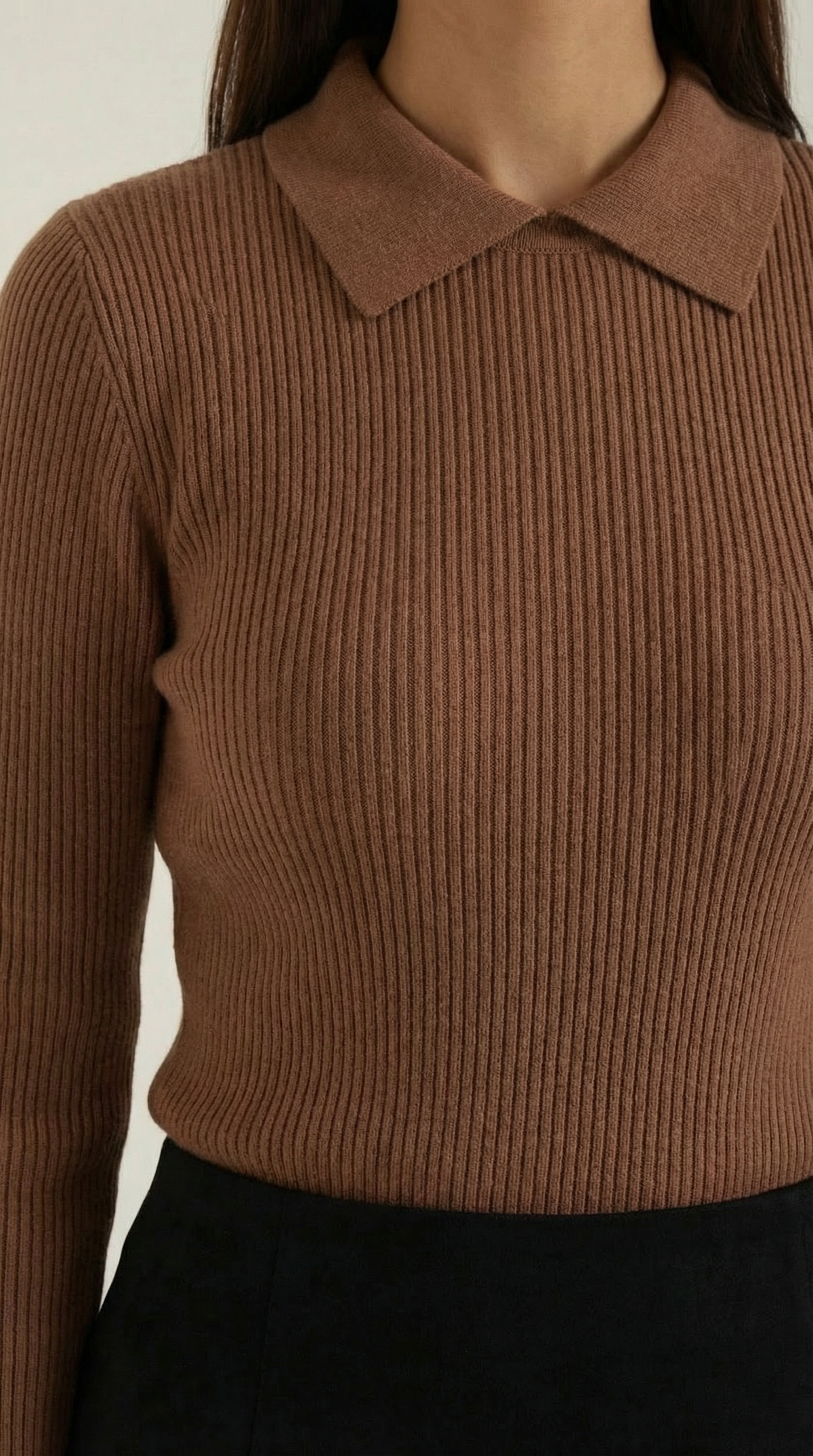 Wool Turtleneck Sweater - Gail Langarm