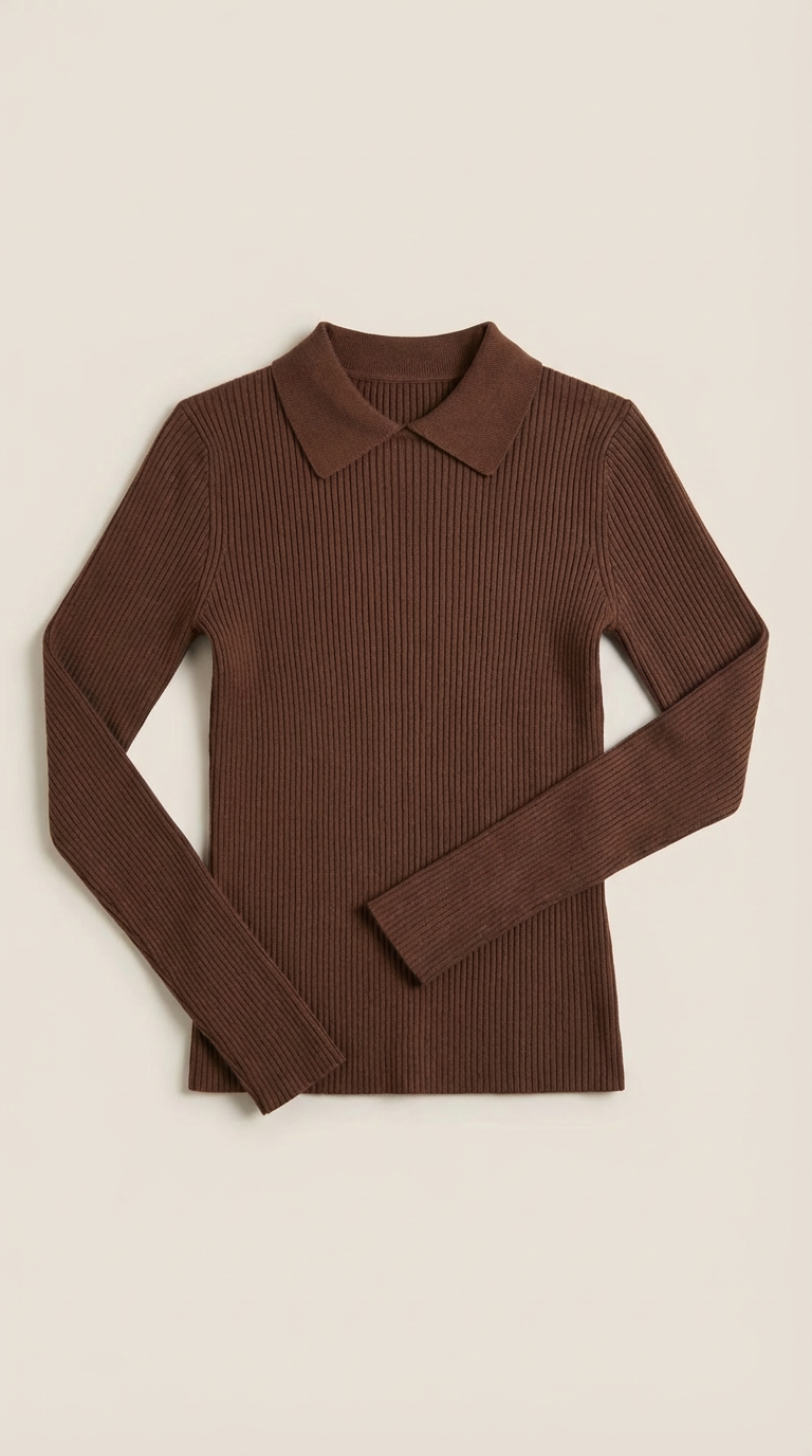 Wool Turtleneck Sweater - Gail Langarm