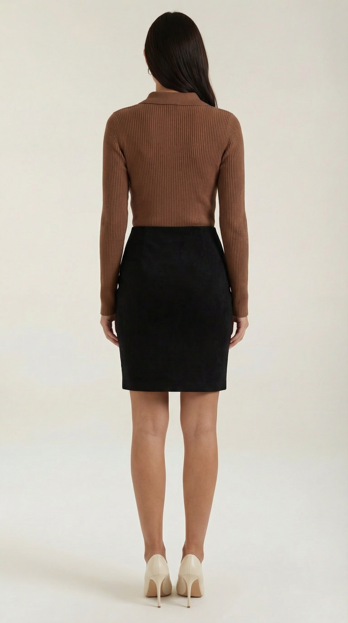 Wool Turtleneck Sweater - Gail Langarm