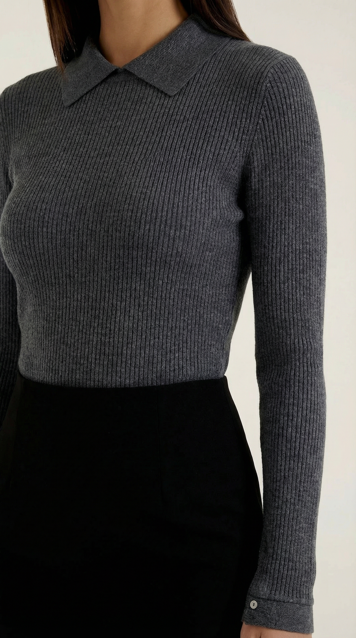 Wool Turtleneck Sweater - Gail Langarm