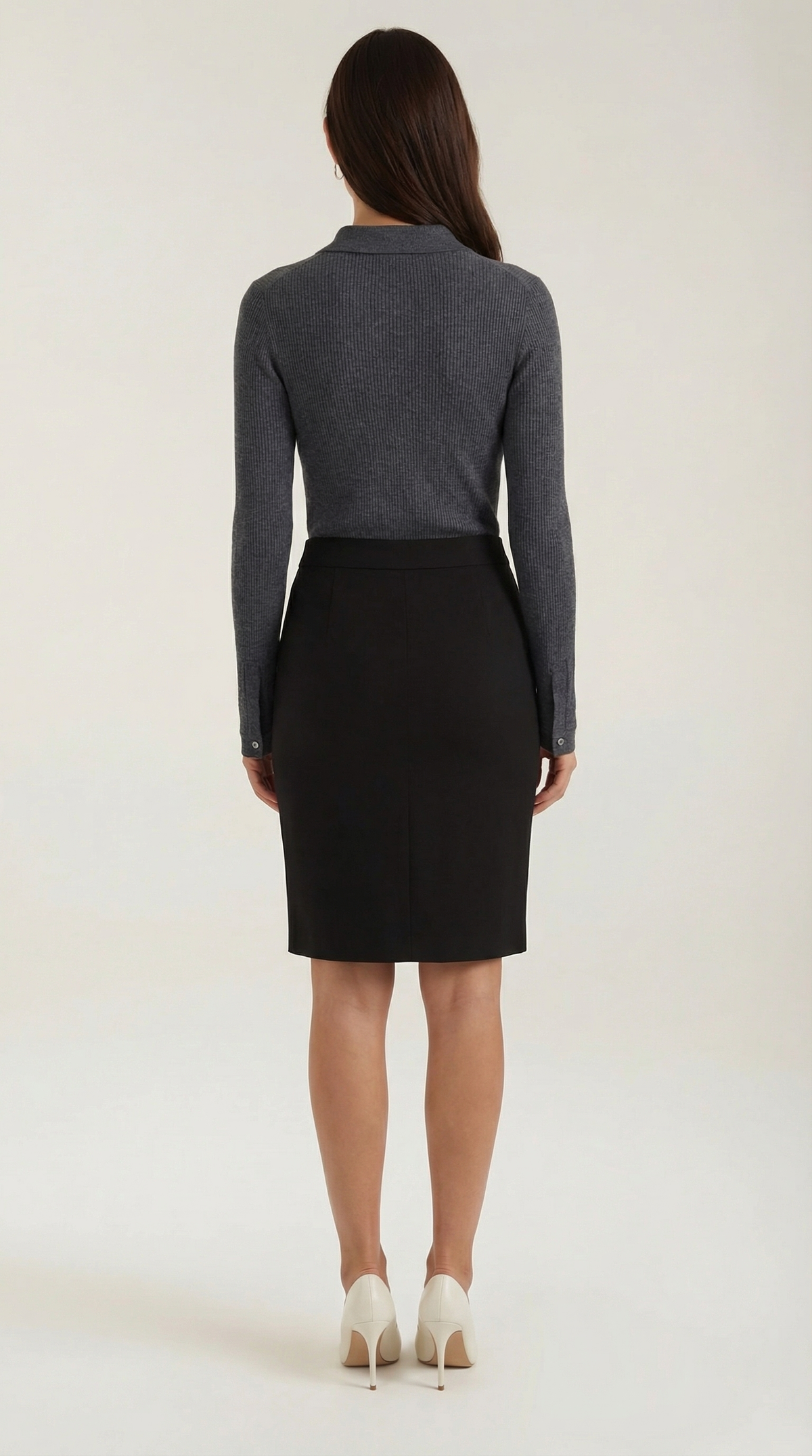 Wool Turtleneck Sweater - Gail Langarm