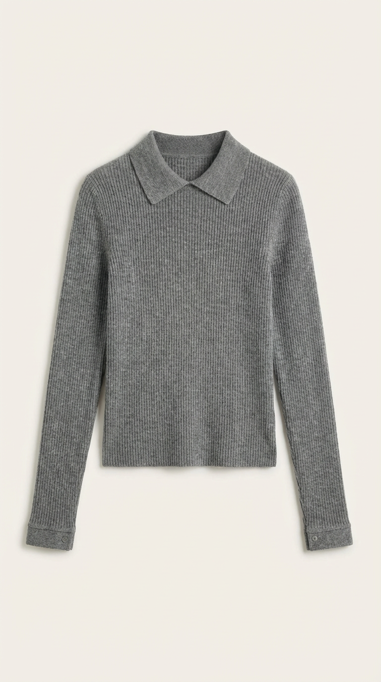 Wool Turtleneck Sweater - Gail Langarm