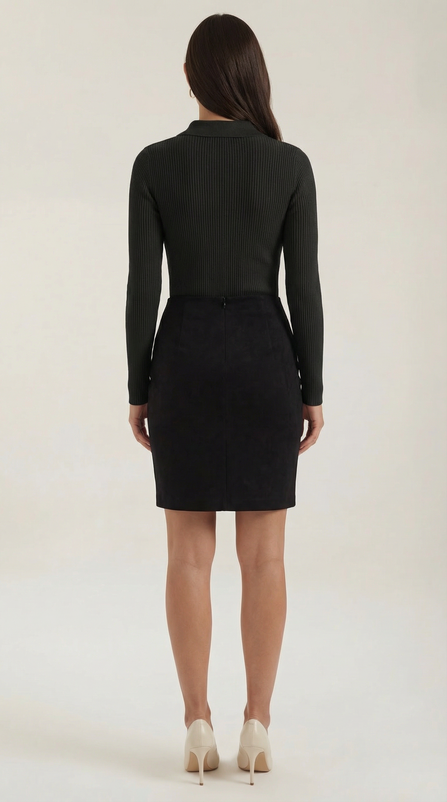 Wool Turtleneck Sweater - Gail Langarm