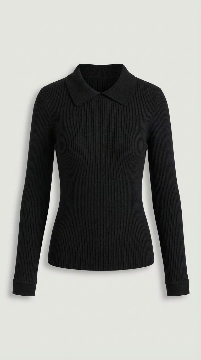 Wool Turtleneck Sweater - Gail Langarm