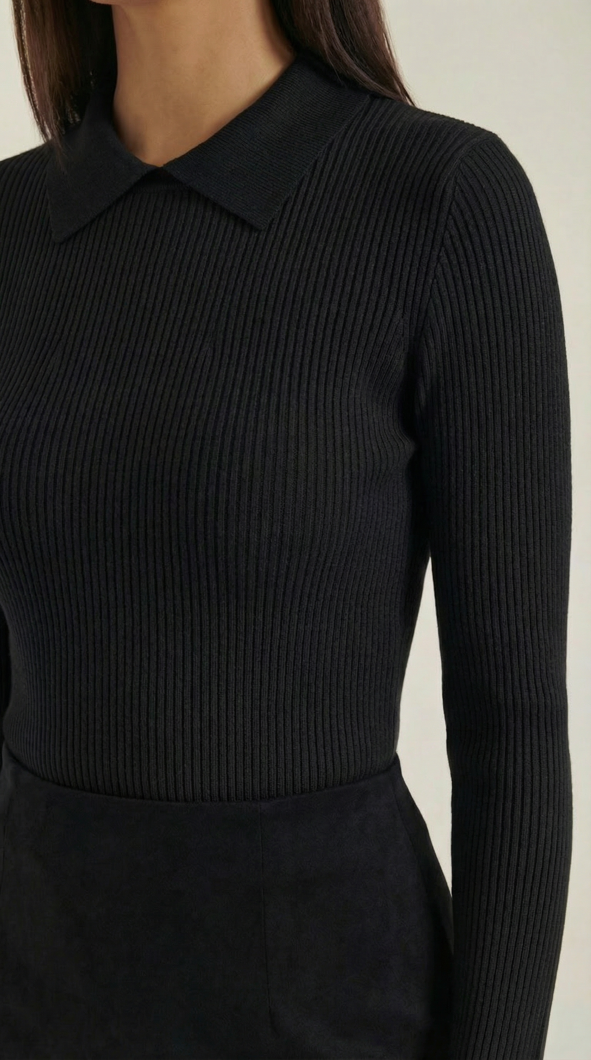 Wool Turtleneck Sweater - Gail Langarm