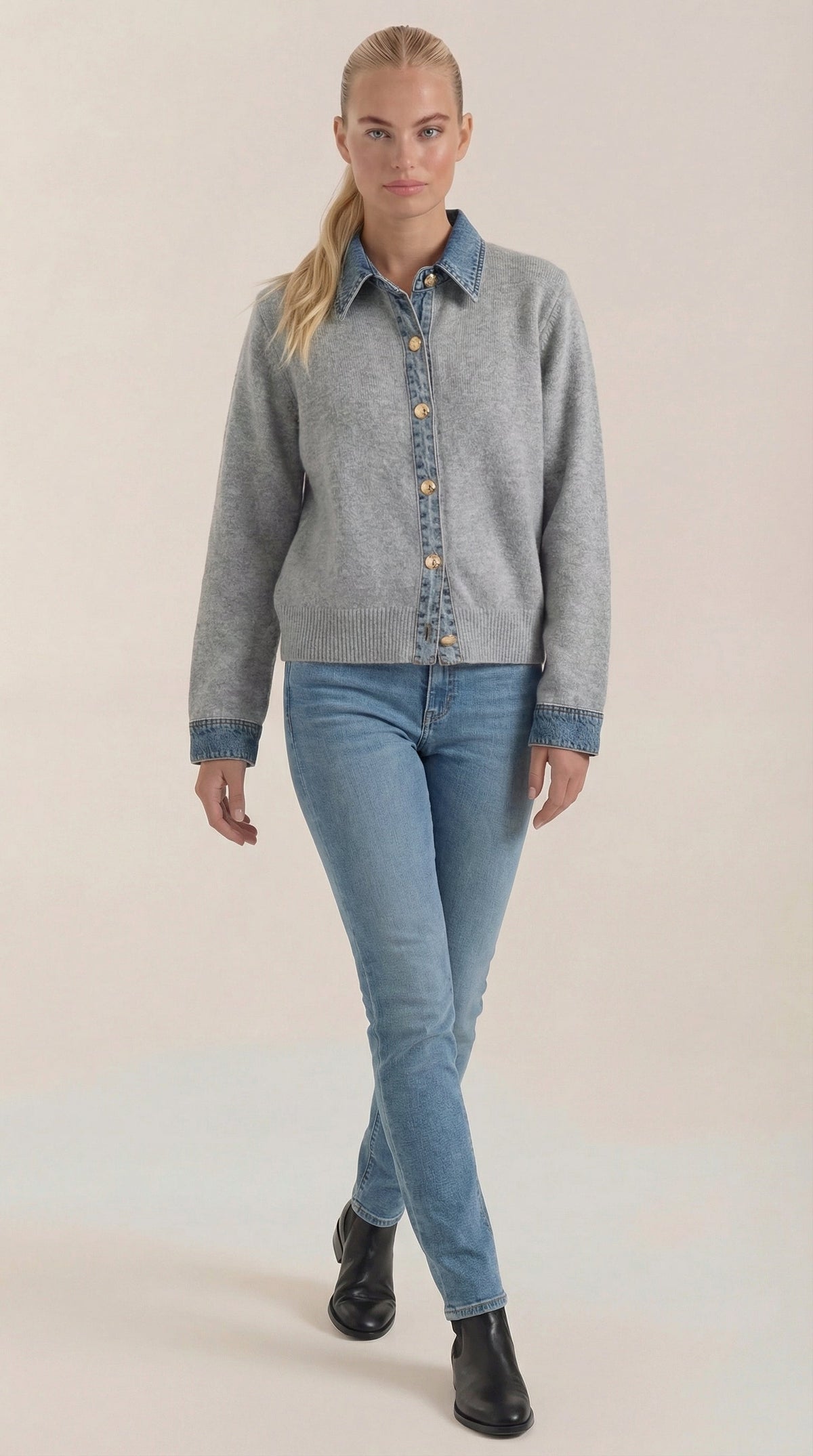 Jody Knitted Roll Neck Jumper