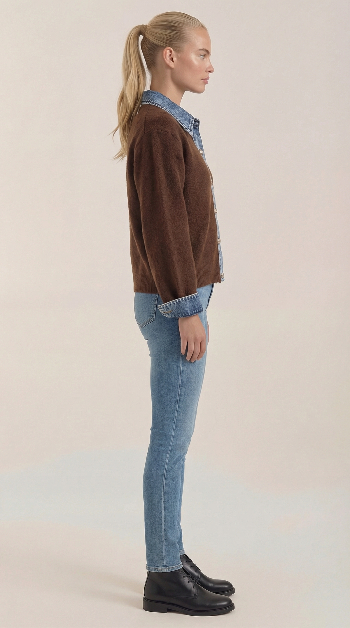 Jody Knitted Roll Neck Jumper