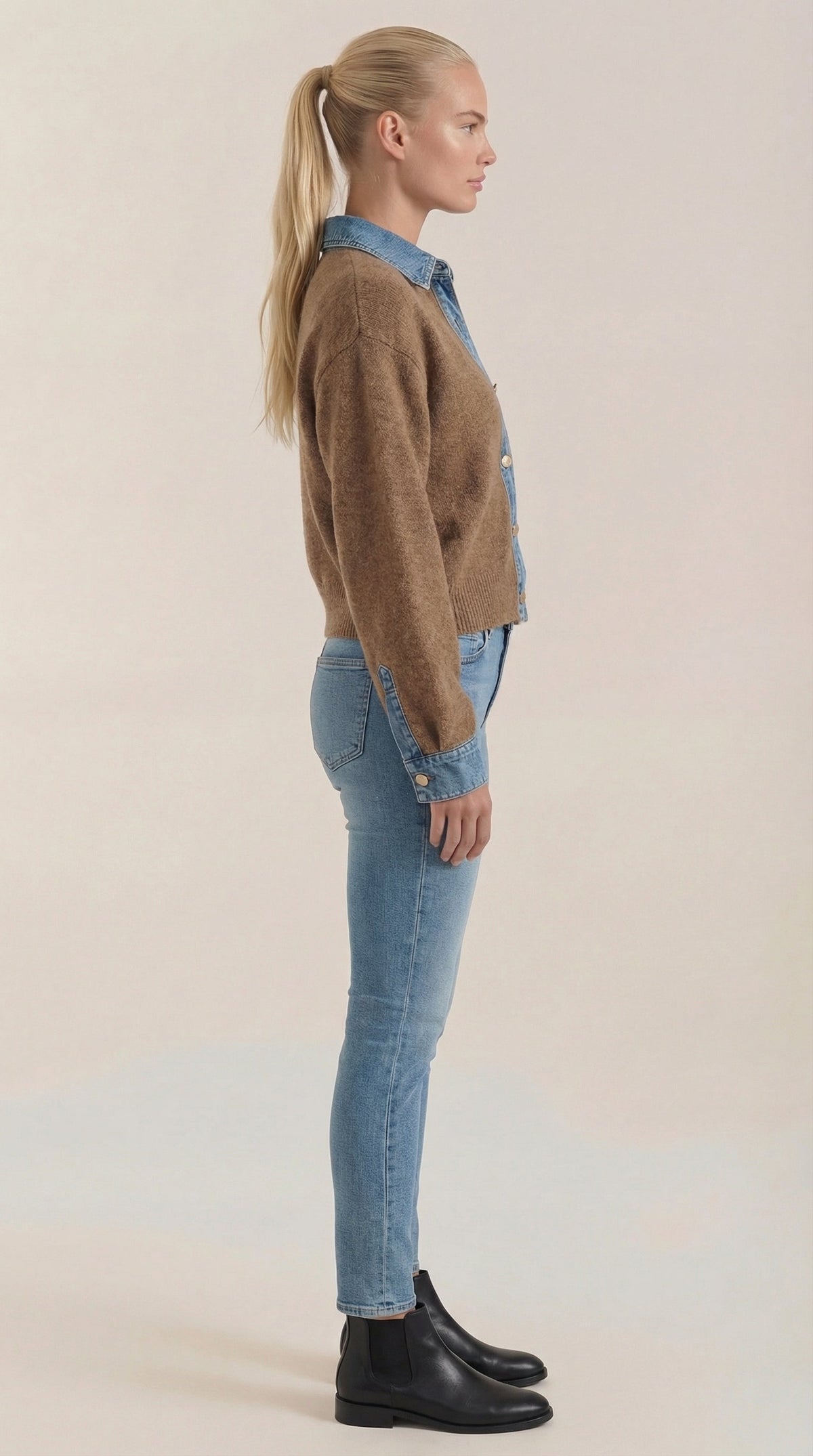 Jody Knitted Roll Neck Jumper