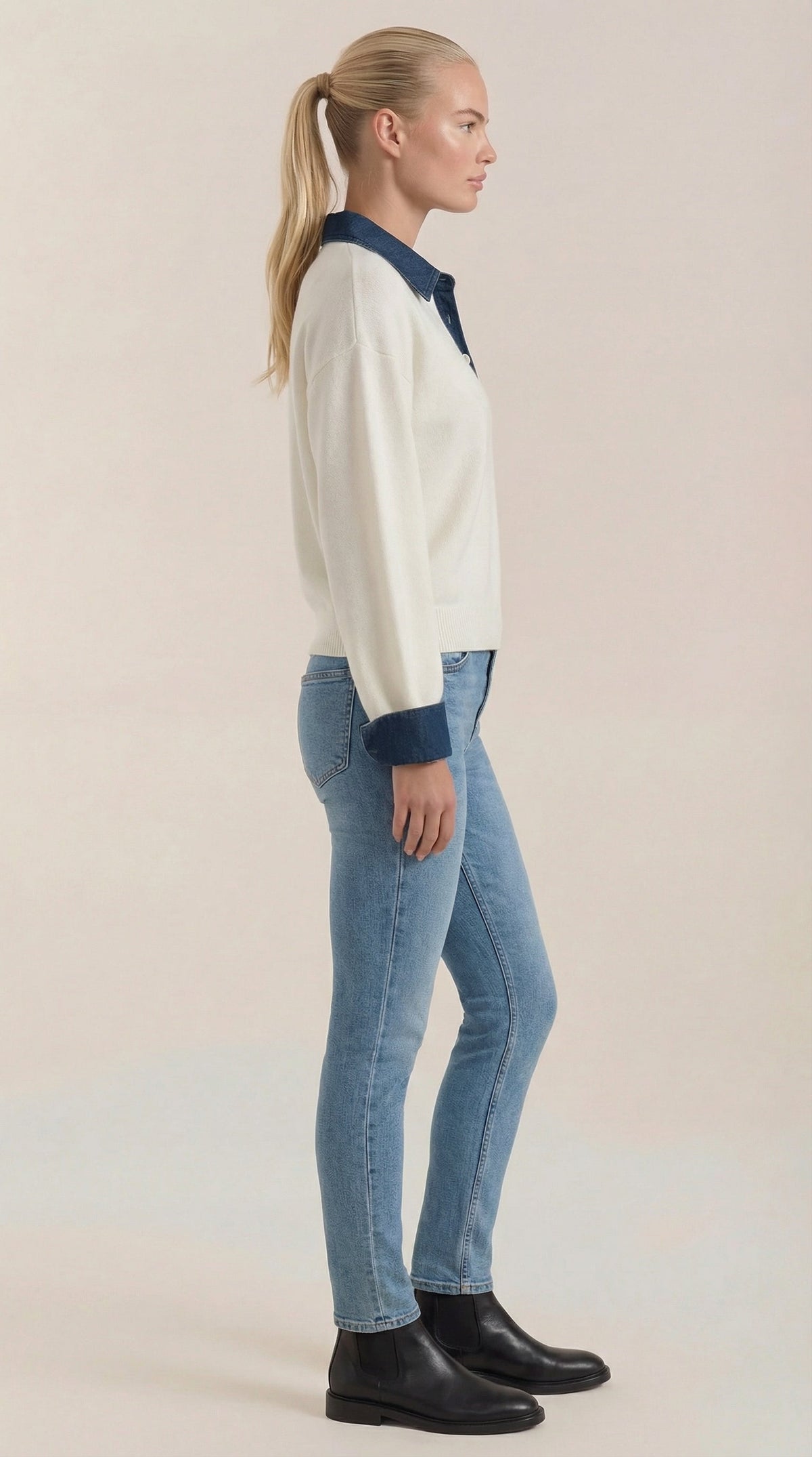 Jody Knitted Roll Neck Jumper