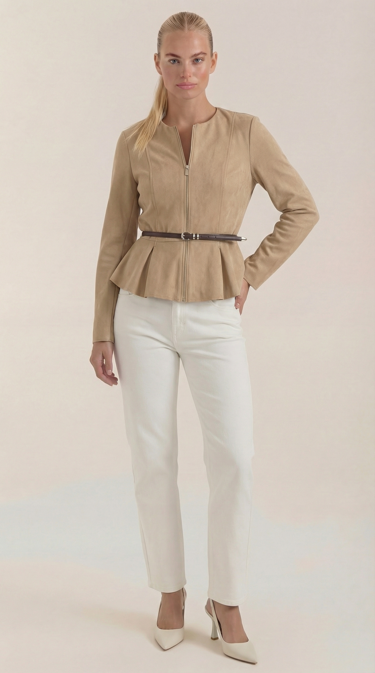 Josie Jacket with Peplum Detail