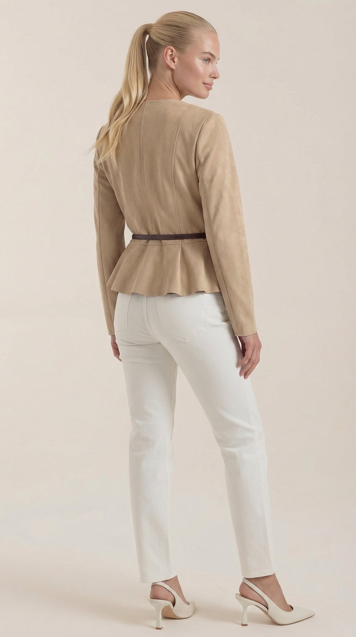 Josie Jacket with Peplum Detail