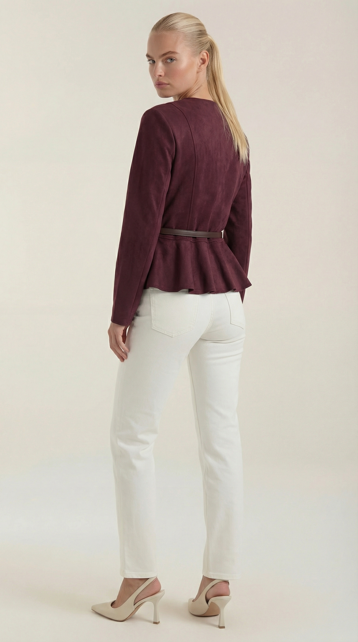Josie Jacket with Peplum Detail