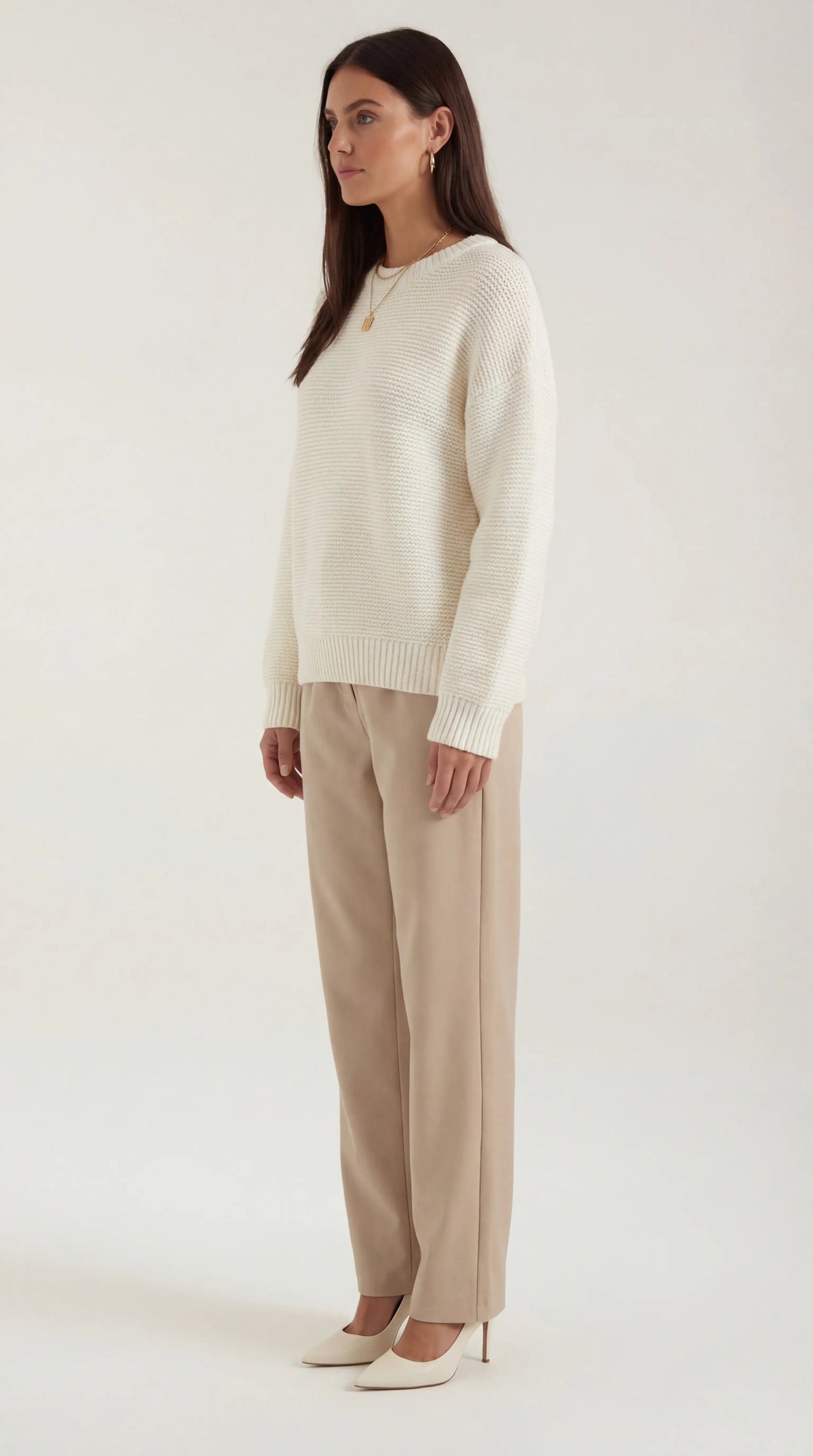 Julia Ribbed Knit Sweater