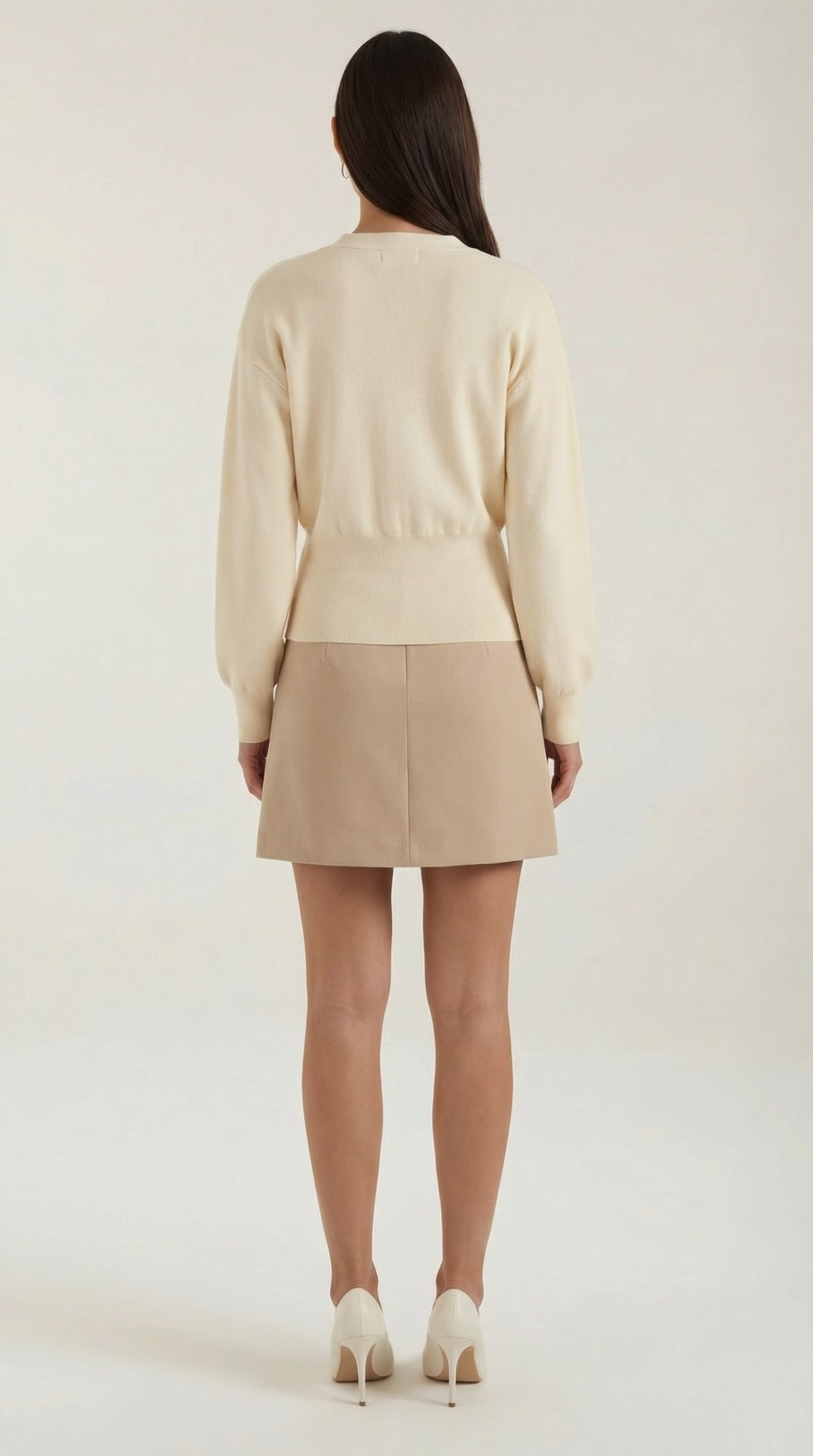 Kathleen V-Neck Knit Sweater