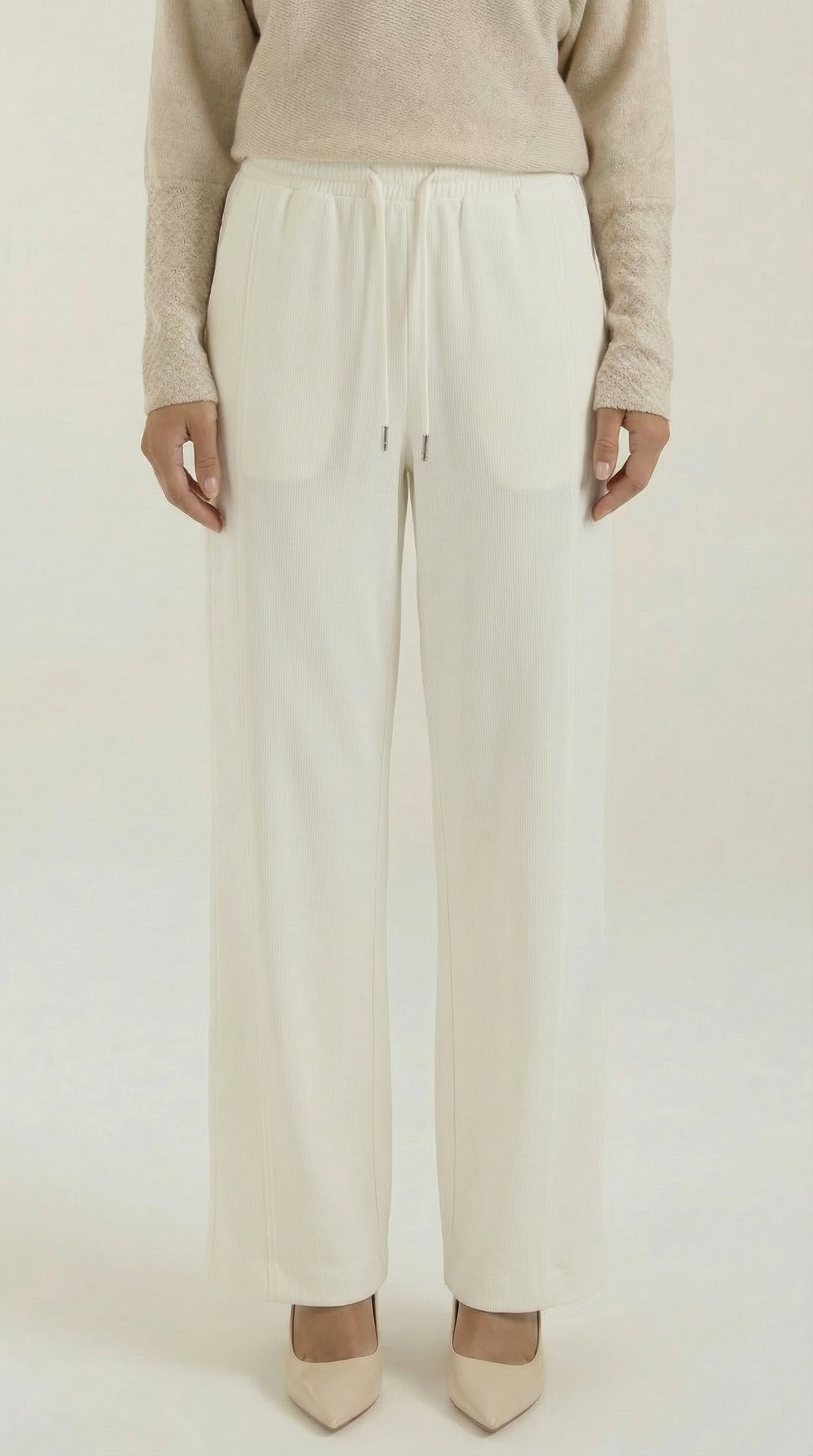 Kendra wide leg jeans with drawstring