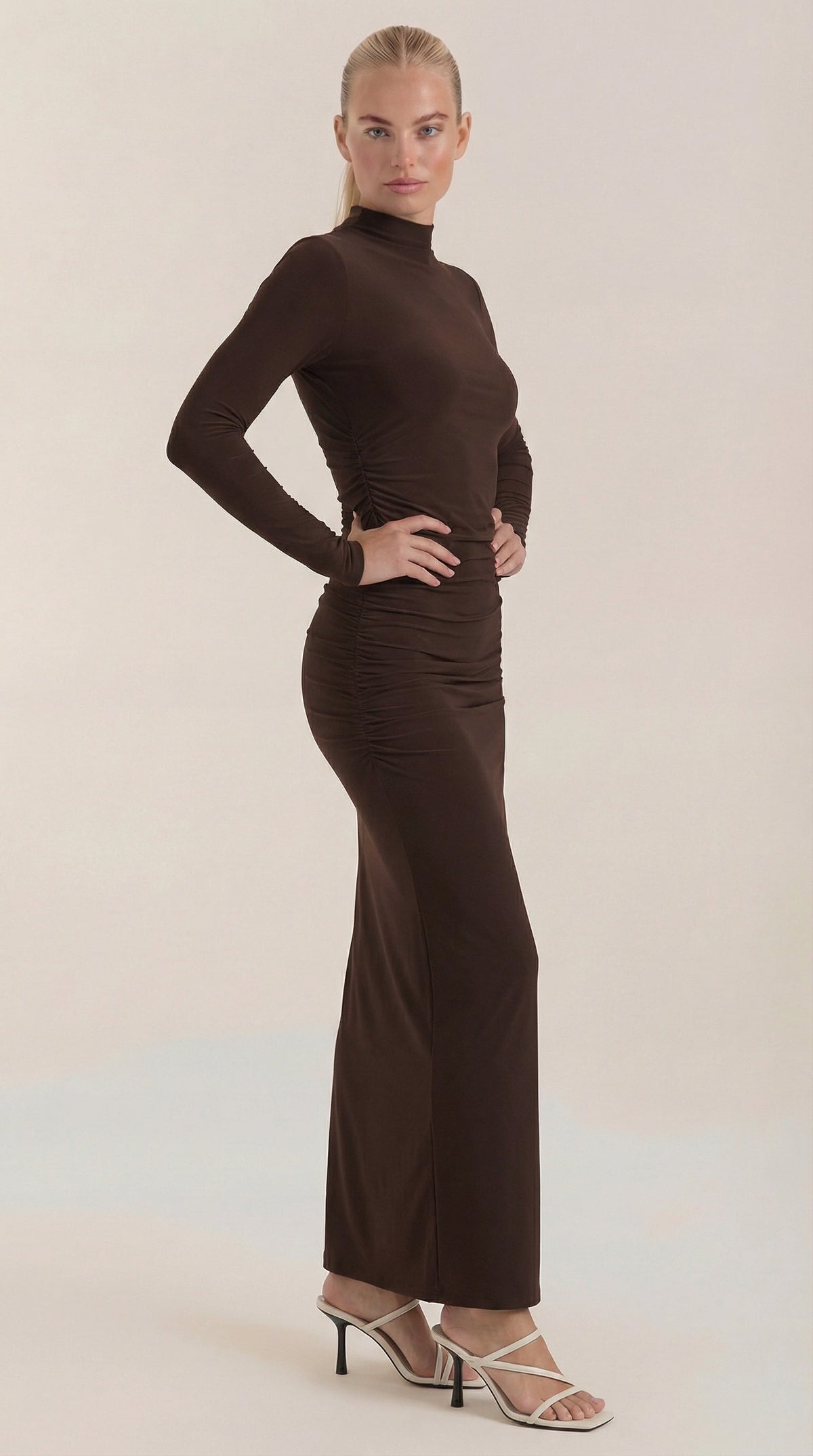 Krista High-Neck Maxi Dress